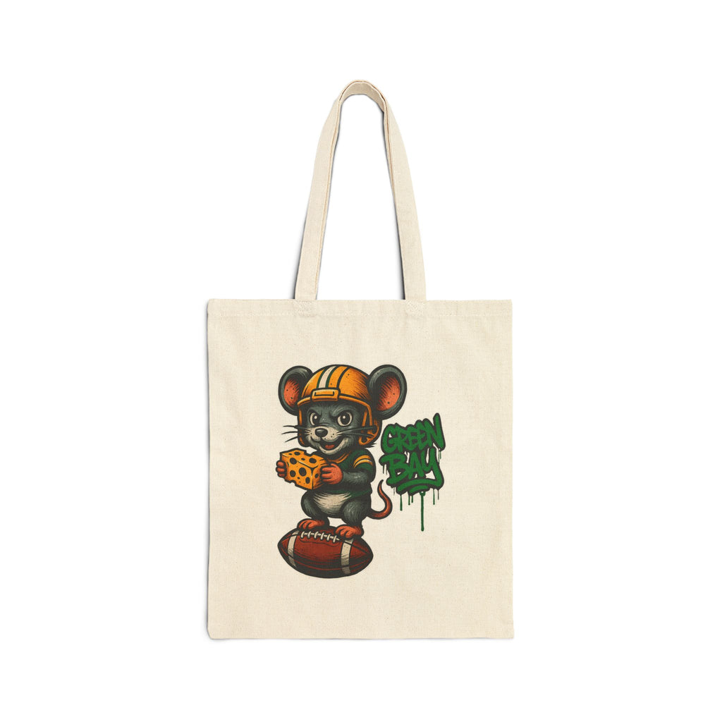 Green Bay Packers Tote Bag — Cute Sports Canvas Tote for Fans