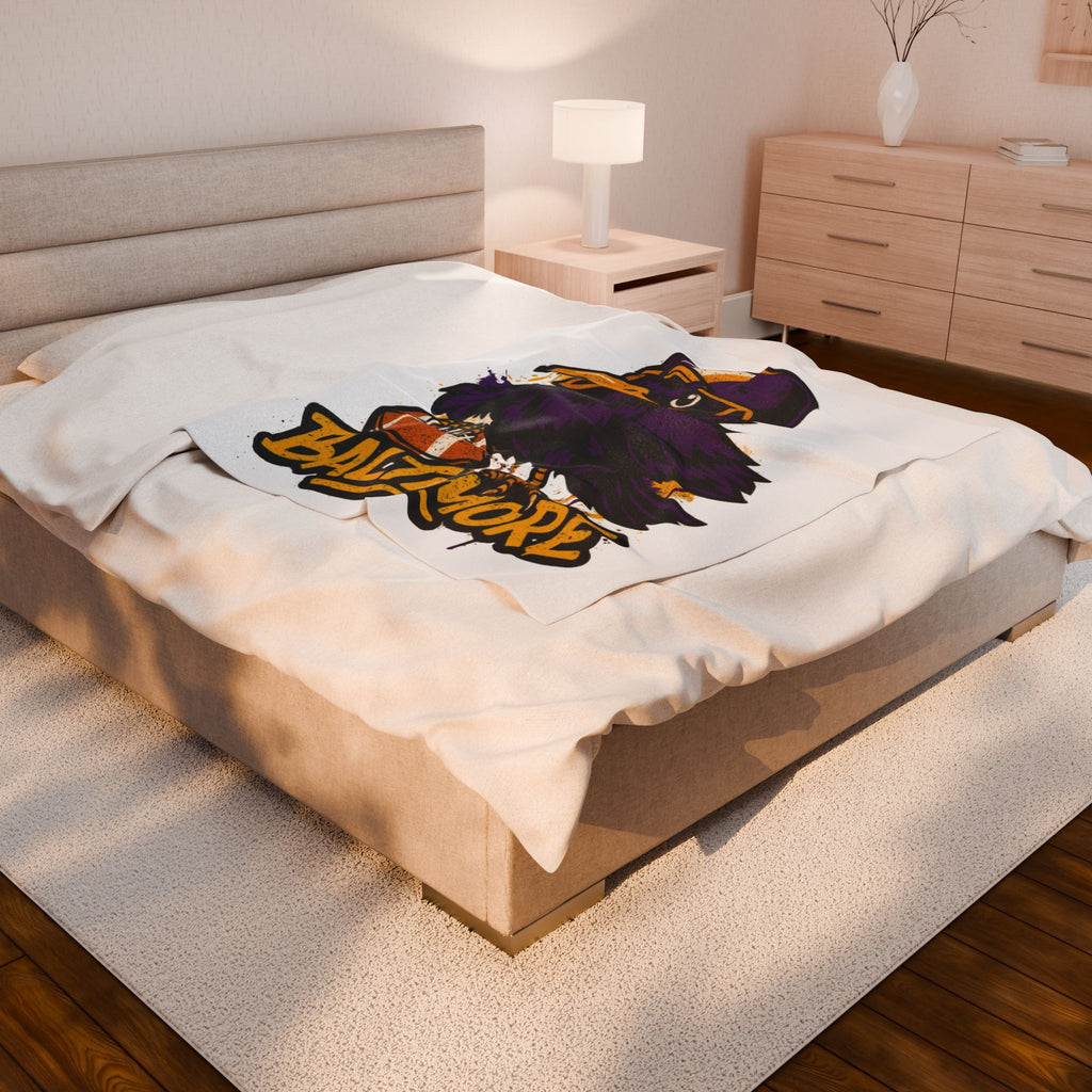 Baltimore Ravens Velveteen Blanket