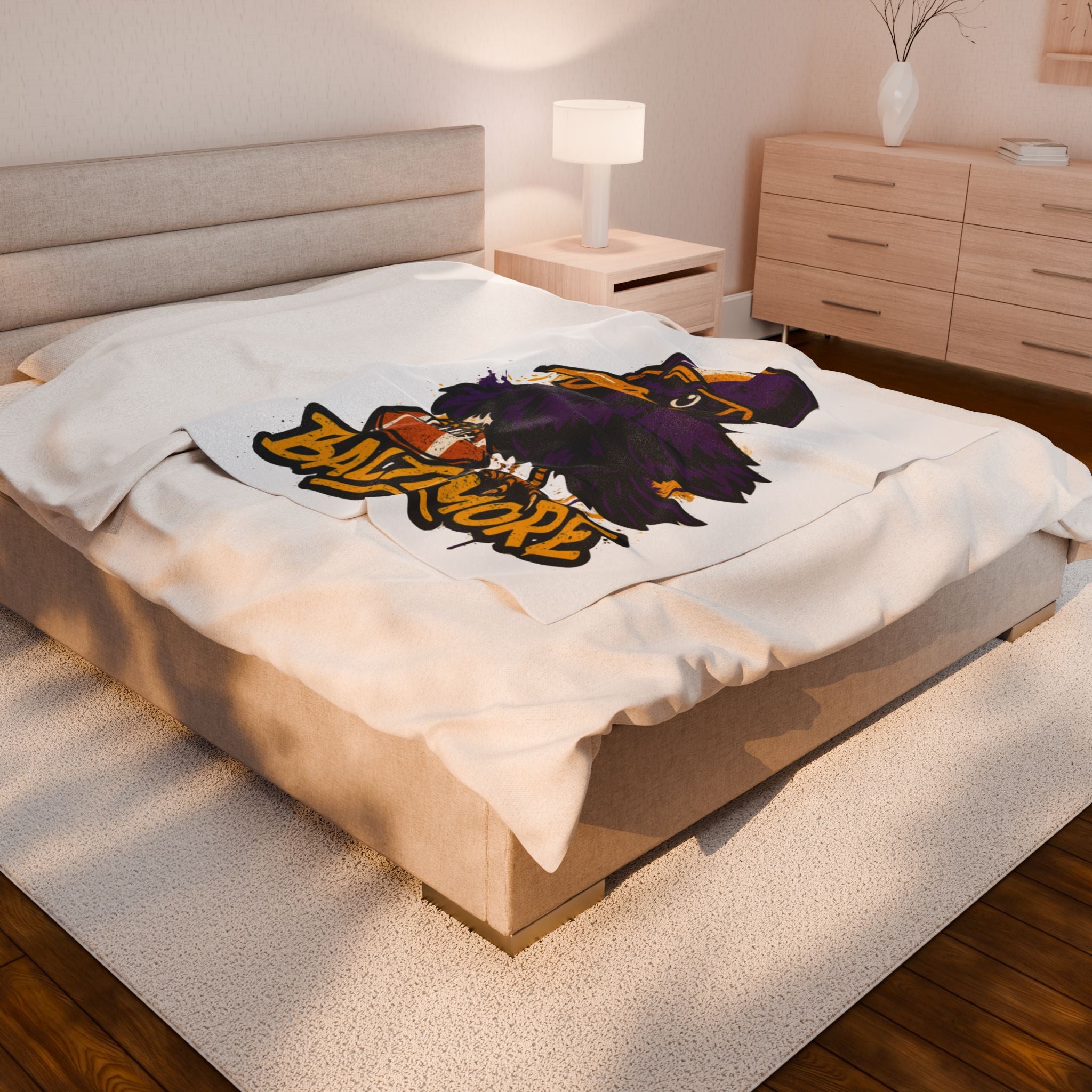 Baltimore Ravens Velveteen Blanket