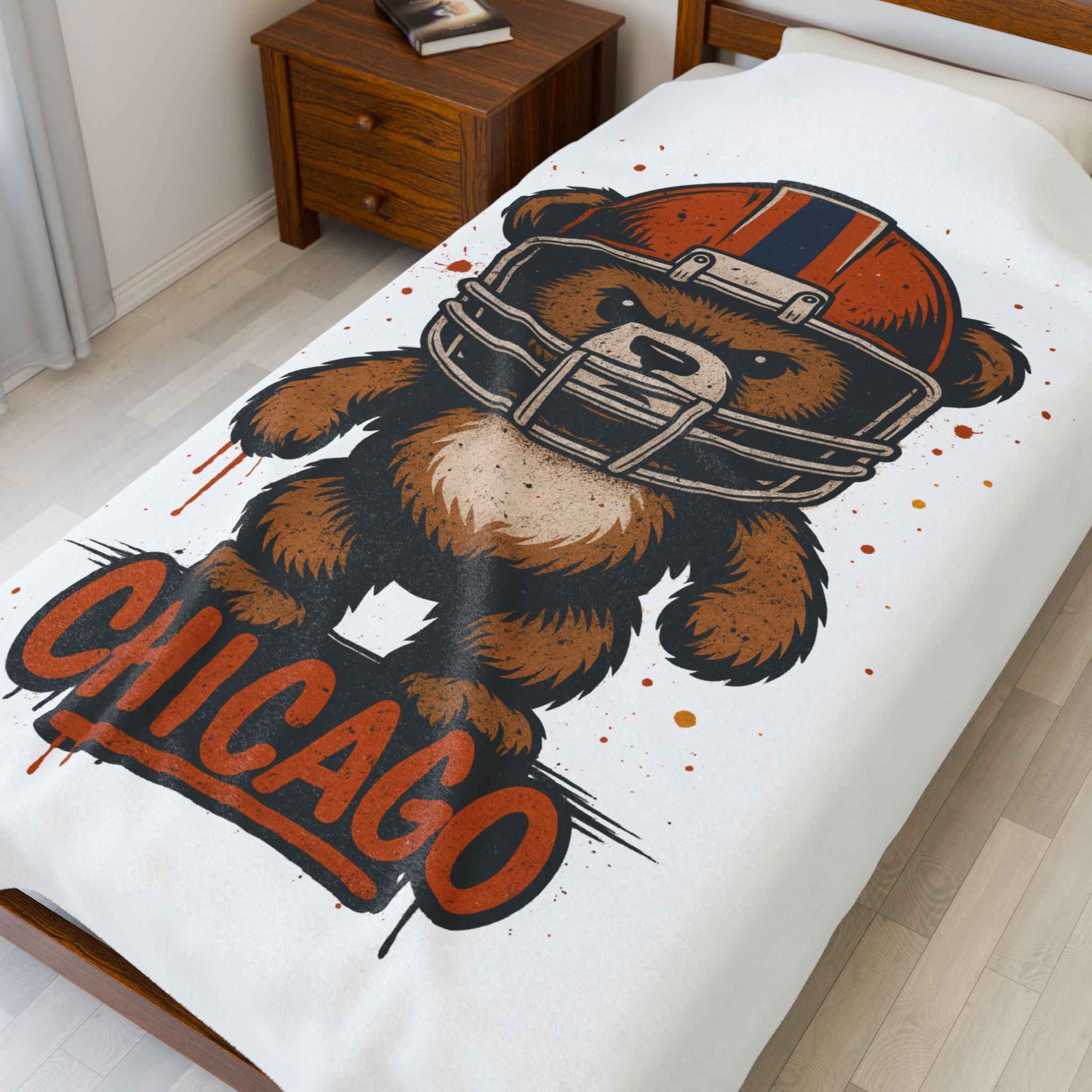 Chicago Bears Velveteen Blanket