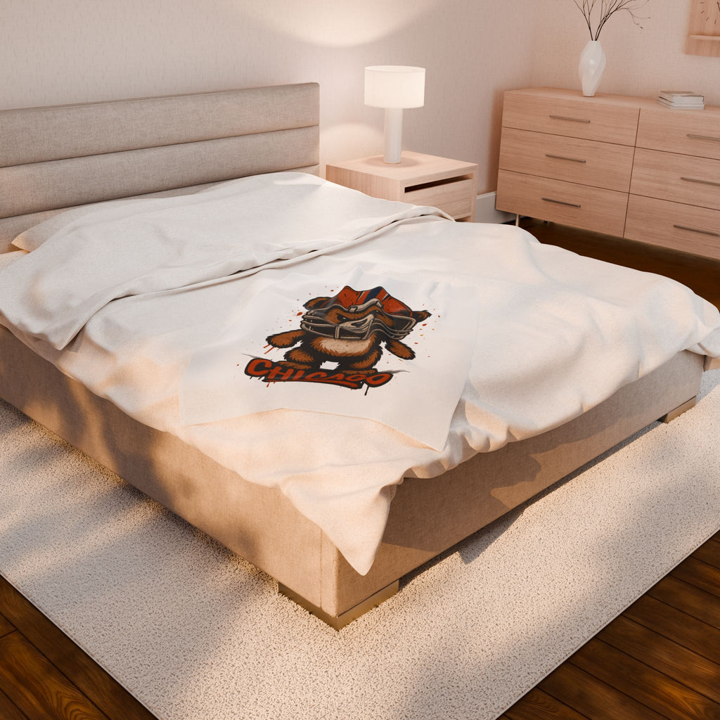 Chicago Bears Velveteen Blanket
