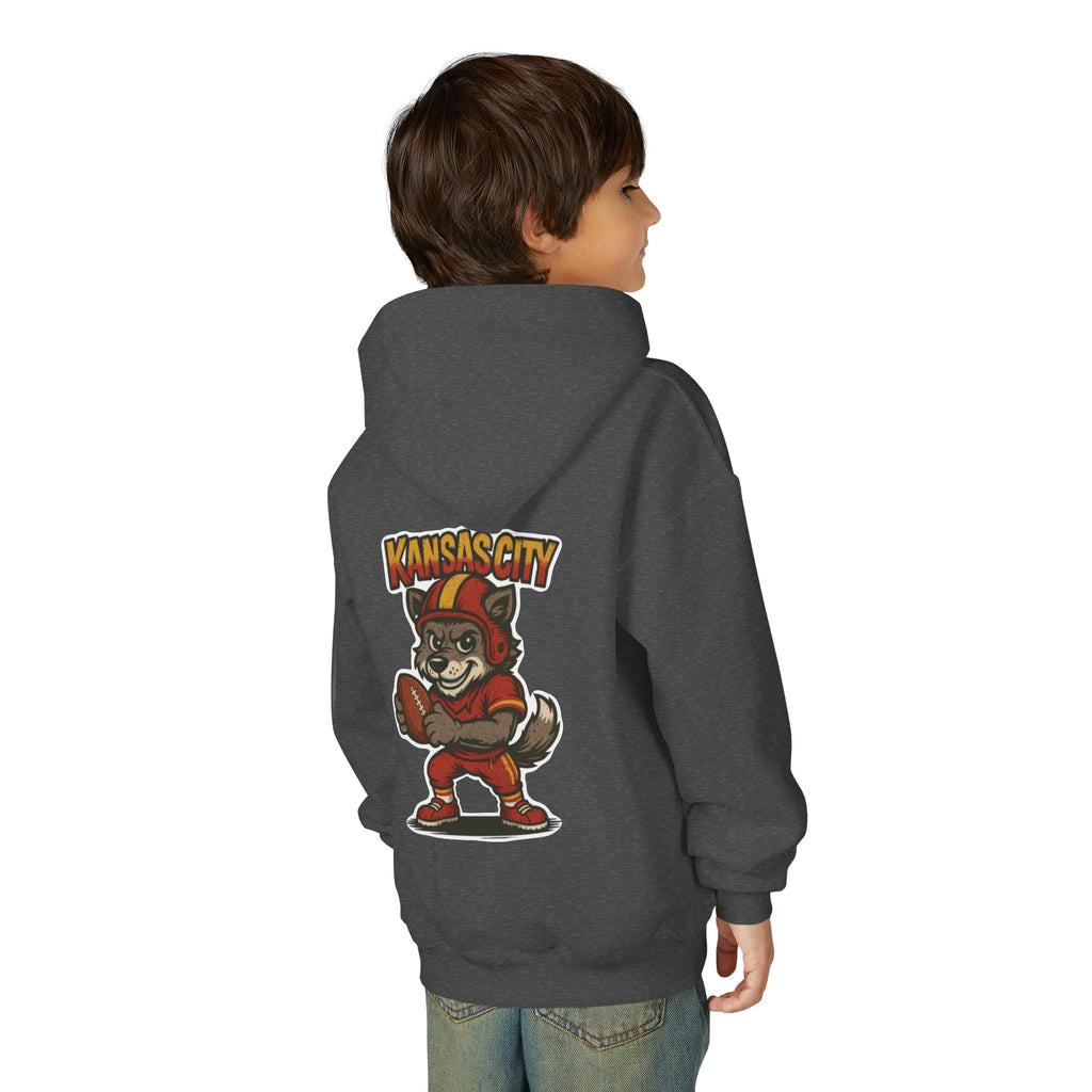 Kansas City Chiefs Kids Sweatshirt – Baby Mascot Graffiti Hoodie