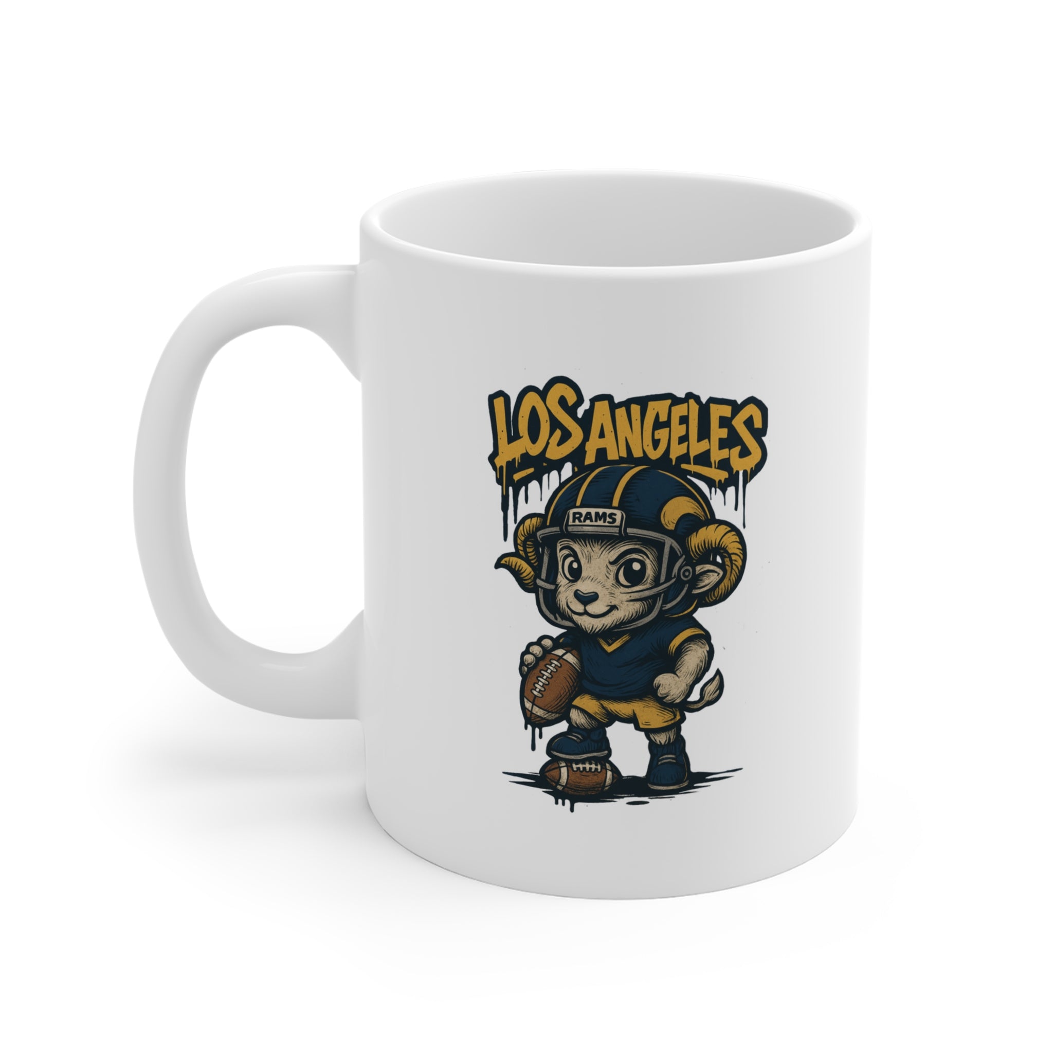 Los Angeles Rams Mug - 11oz Ceramic Coffee Cup for Fans