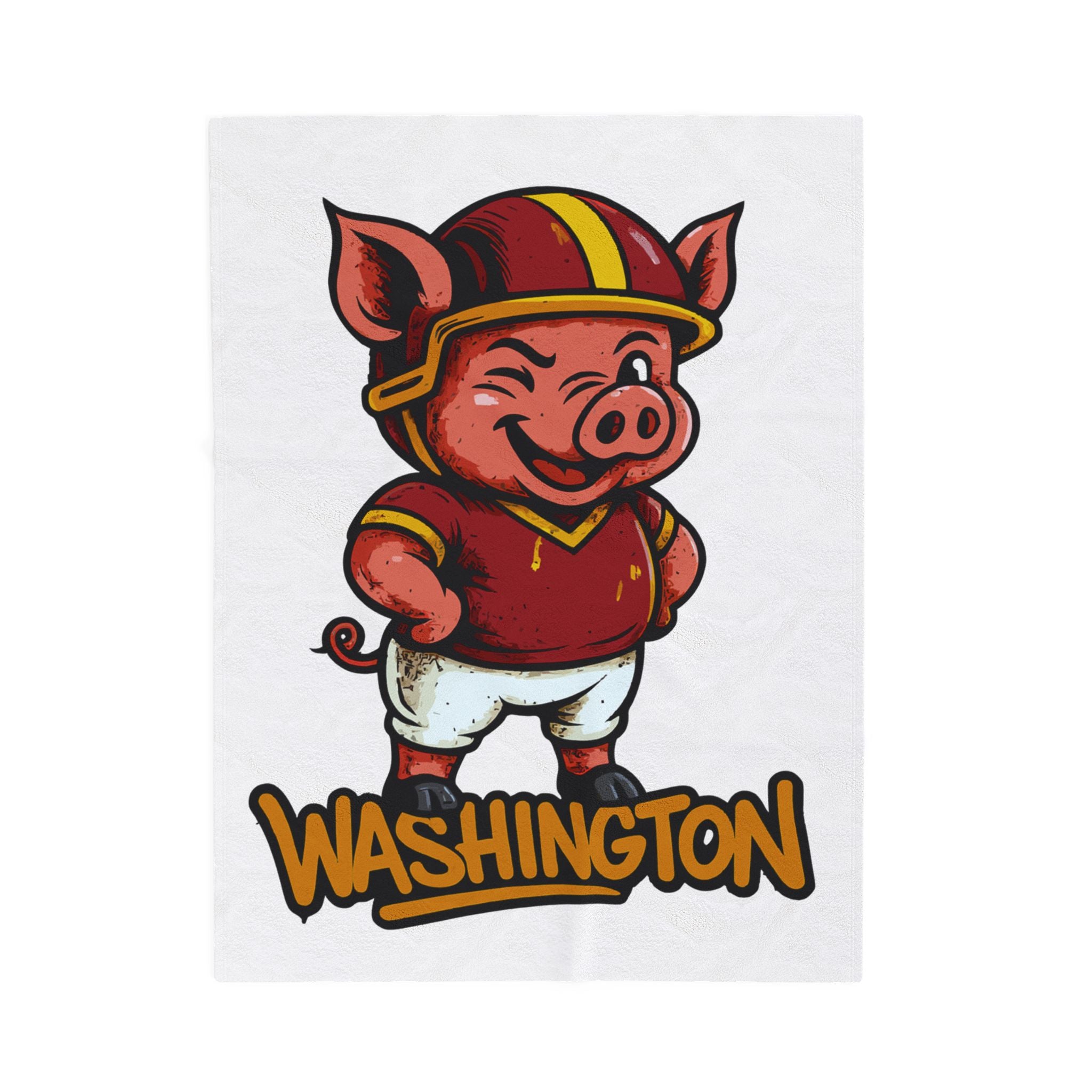 Washington Commanders Velveteen Blanket