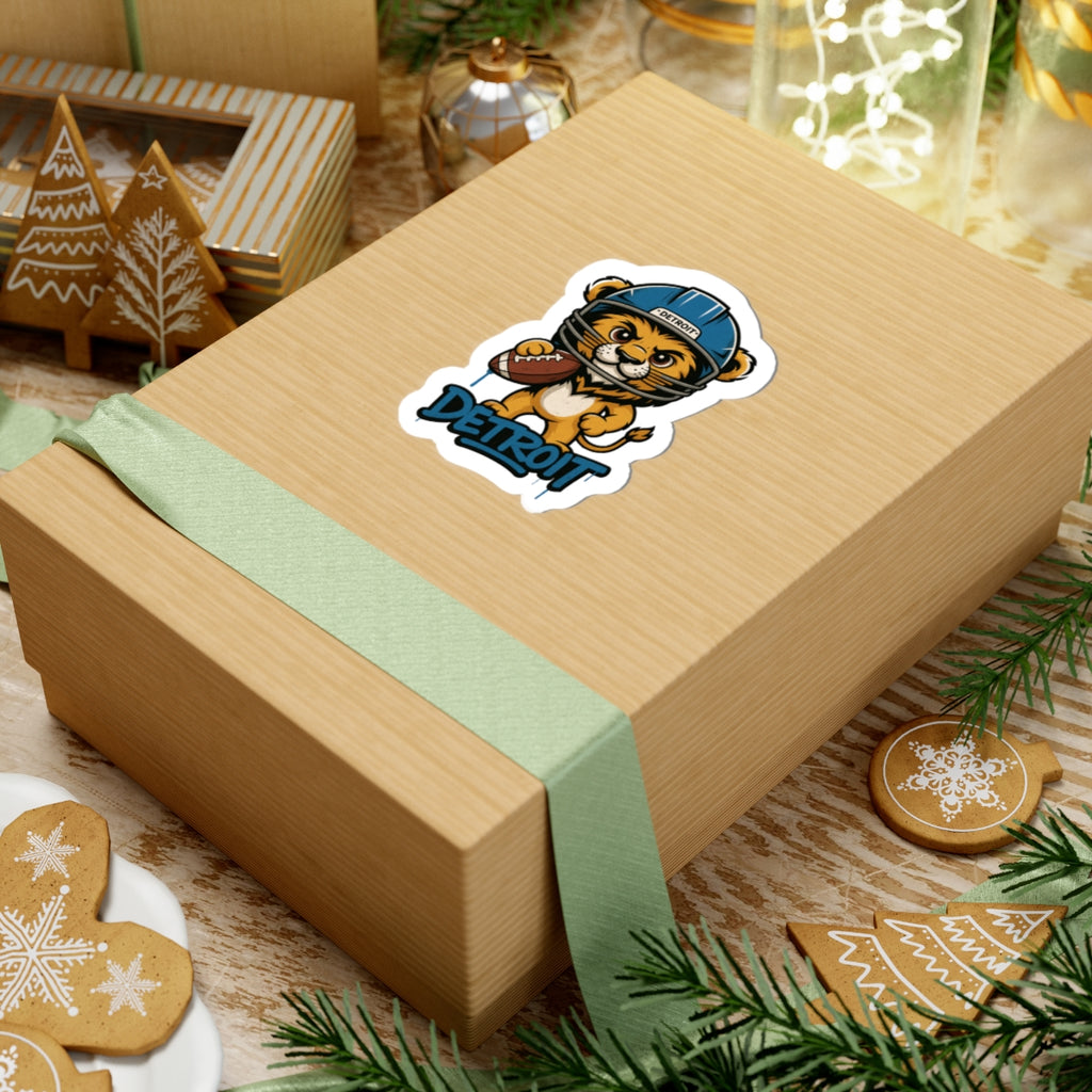 Detroit Lions NFL Team Kiss-Cut Stickers | Team Spirit Decor, Laptop Decals, Gift for Fans, Customizable Stickers