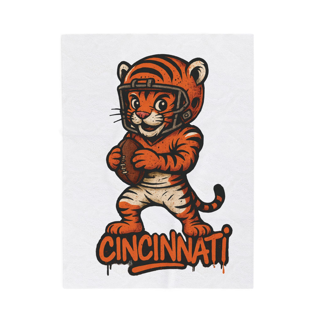 Cincinatti Bengals Velveteen Blanket