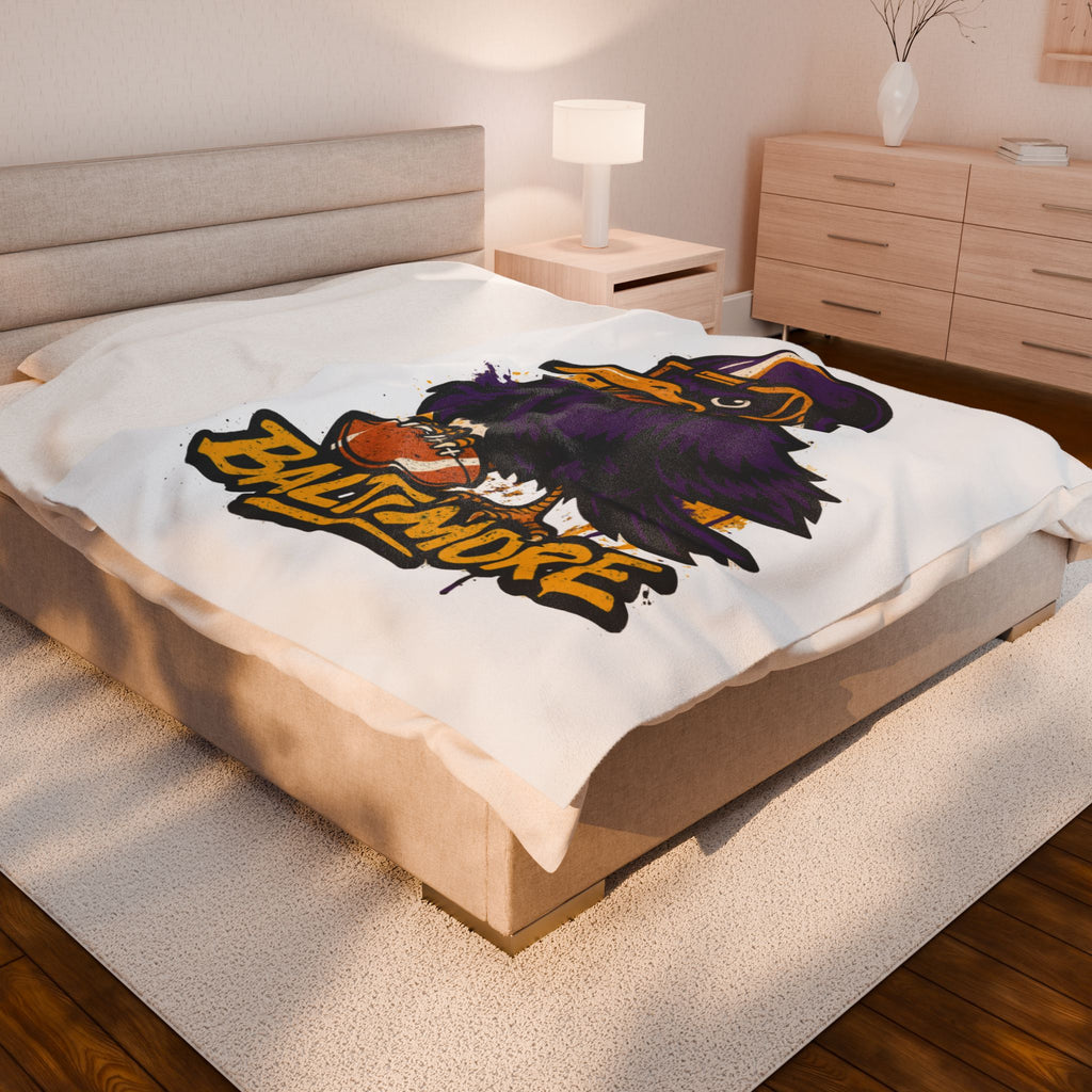 Baltimore Ravens Velveteen Blanket