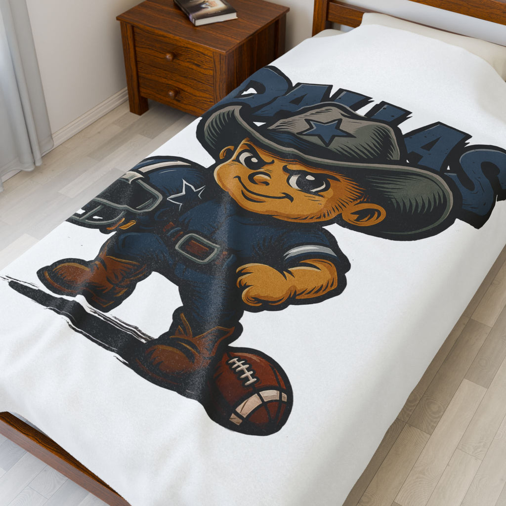 Dallas Cowboys Velveteen Blanket