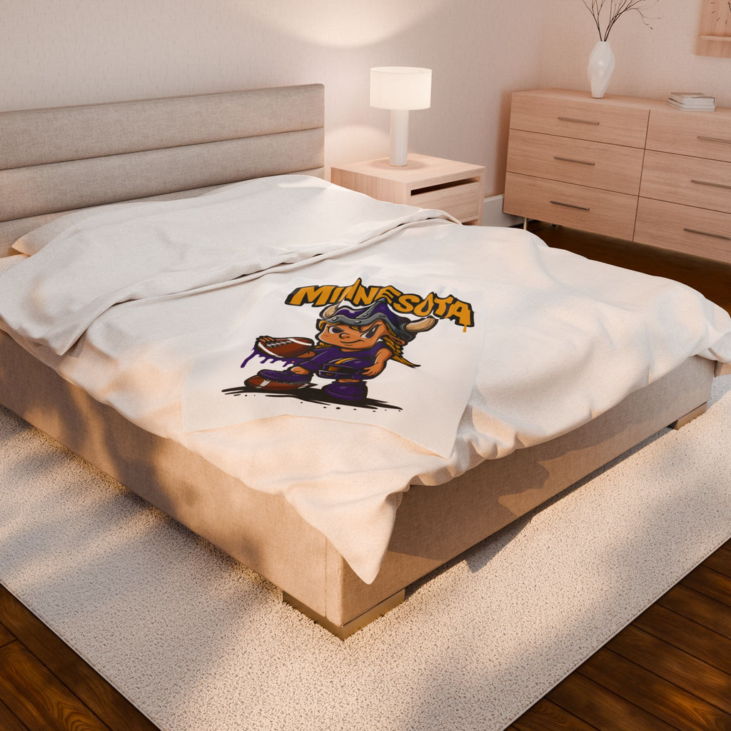 Minnesota Vikings Velveteen Blanket