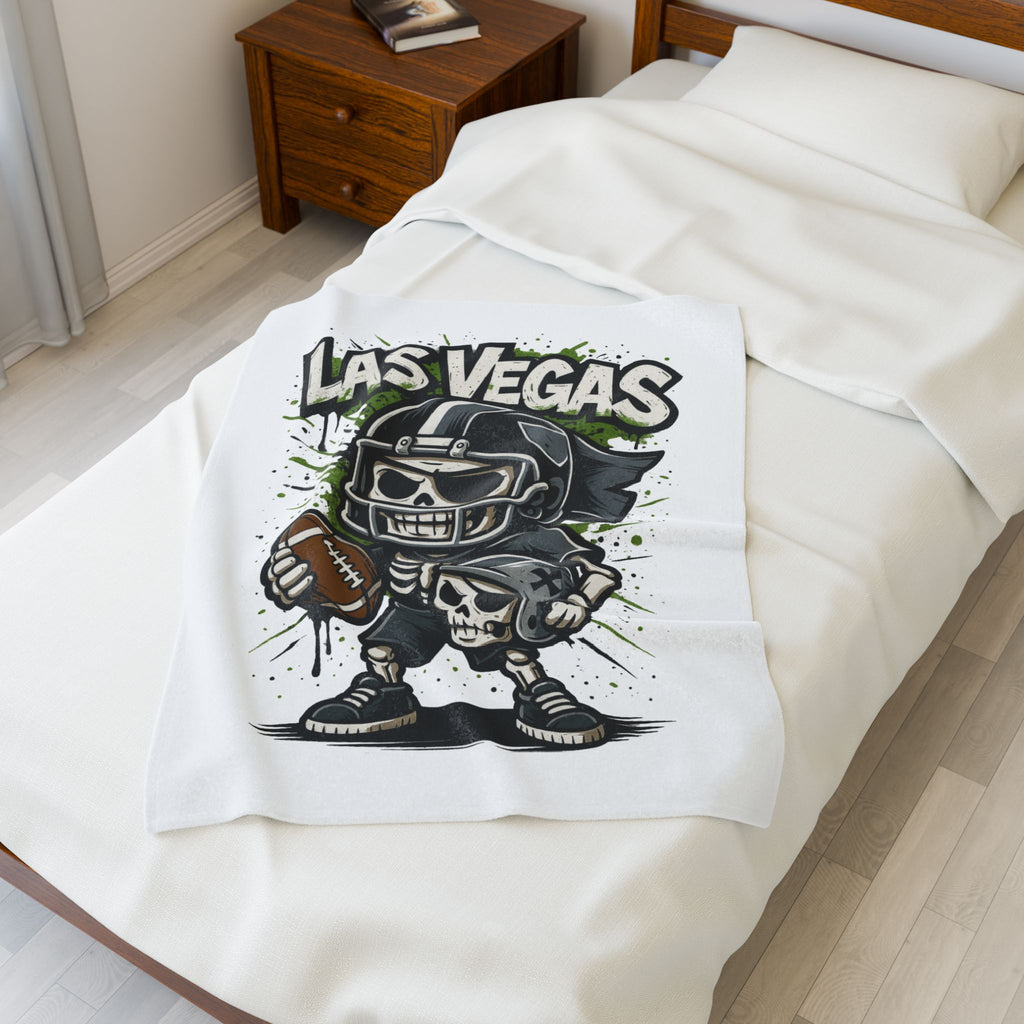 Las Vegas Raiders Velveteen Blanket