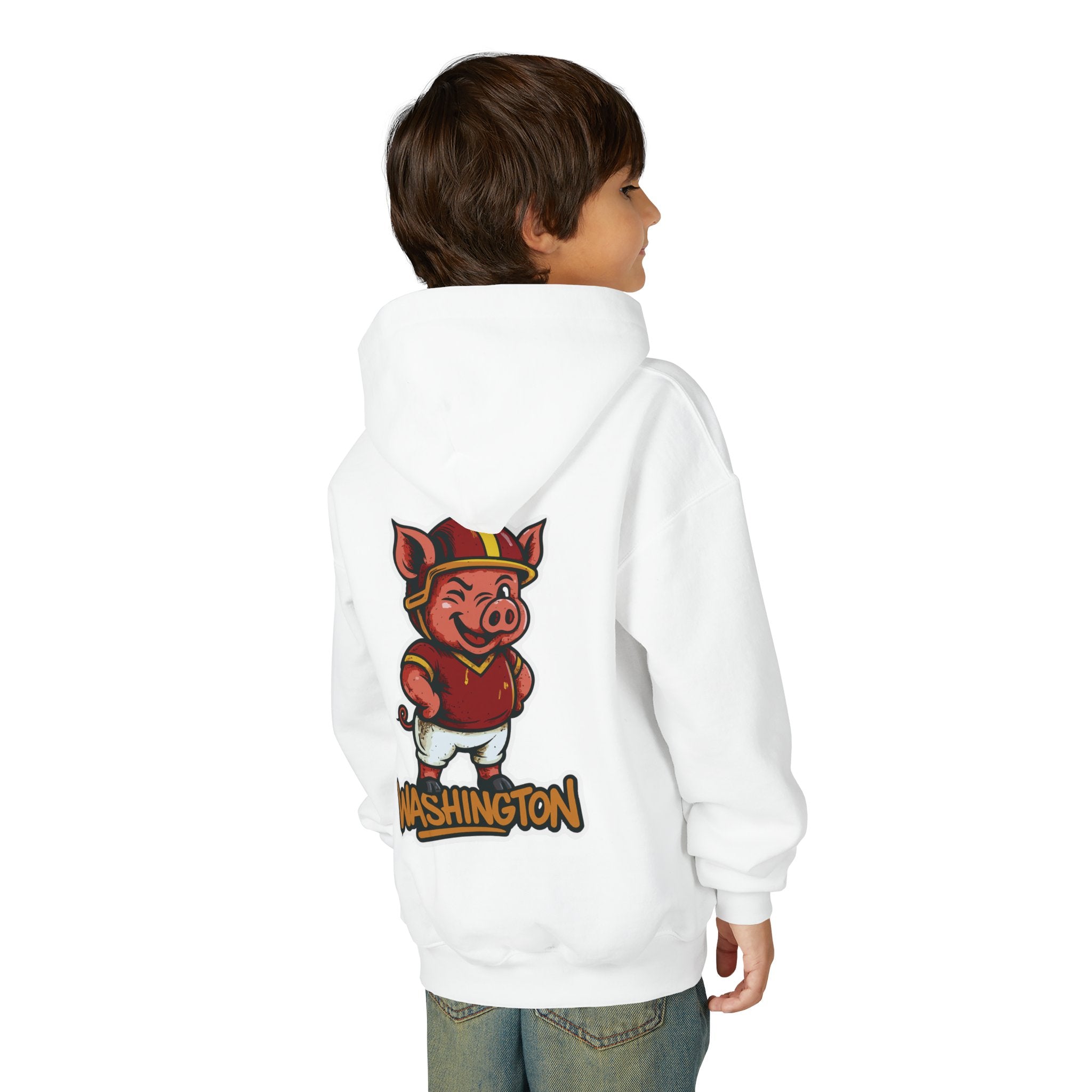 Washington Commanders Kids Sweatshirt – Baby Mascot Graffiti Hoodie