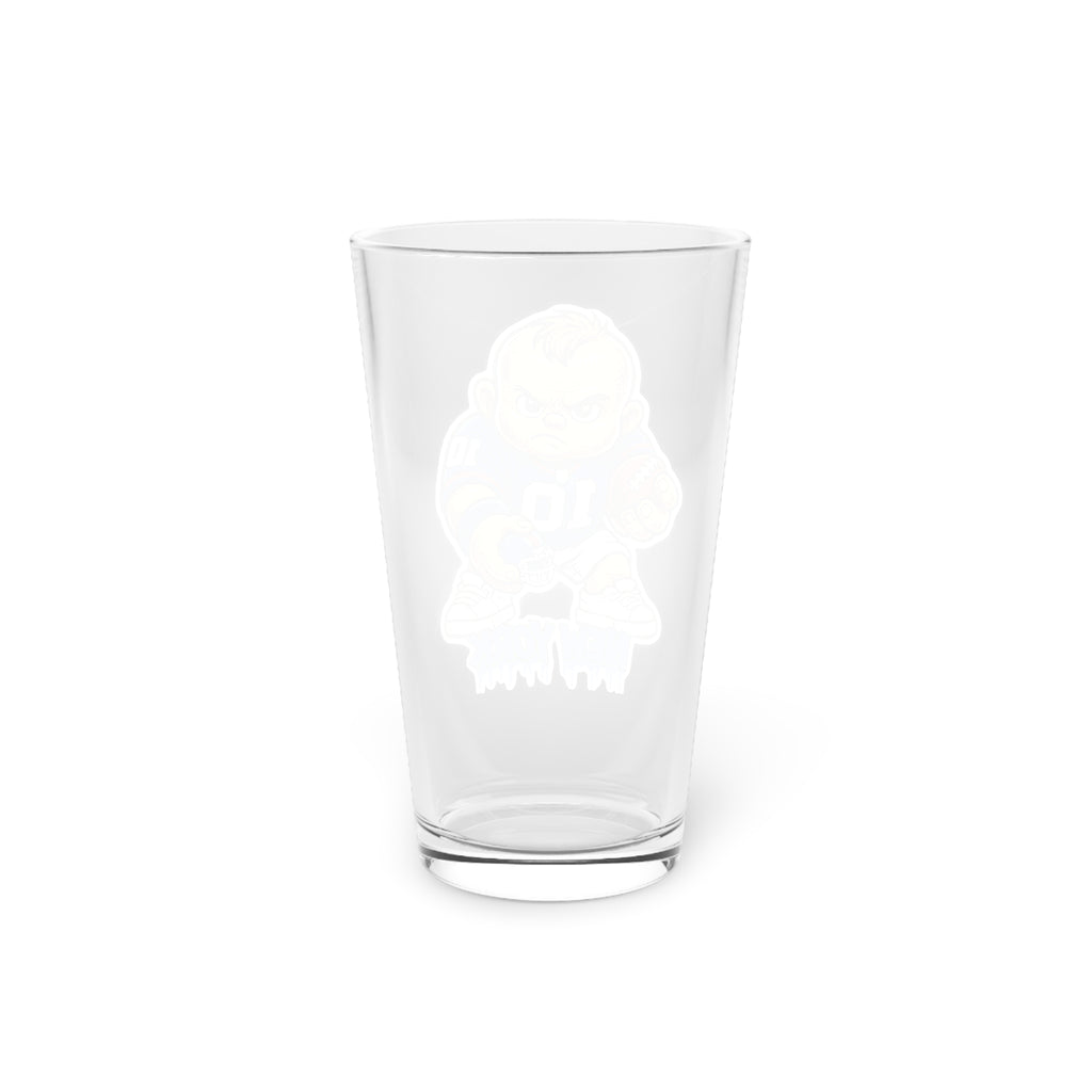New York Giants Pint Glass, 16oz Beer Cup, Sports Fan Gift, Custom Drinkware, Tailgating Accessory, Party Glass