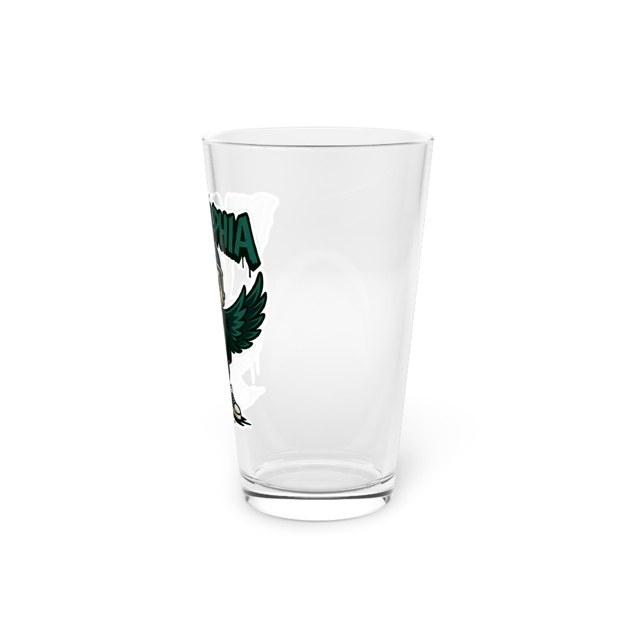 Philadelphia Eagles Pint Glass, 16oz Beer Cup, Sports Fan Gift, Custom Drinkware, Tailgating Accessory, Party Glass
