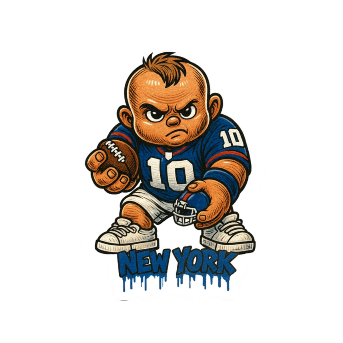 New York Giants Team Kiss-Cut Stickers | Team Spirit Decor, Laptop Decals, Gift for Fans, Customizable Stickers
