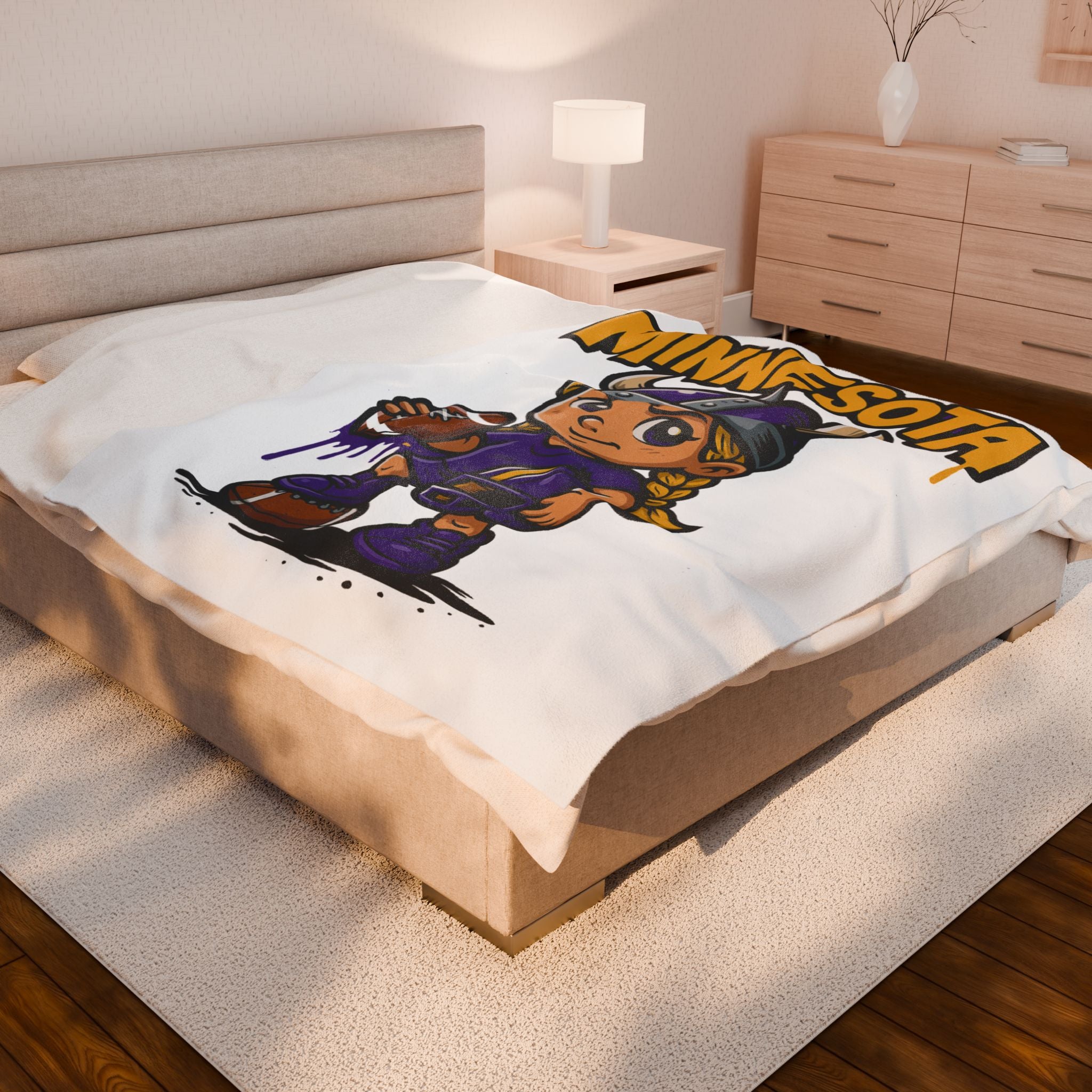 Minnesota Vikings Velveteen Blanket
