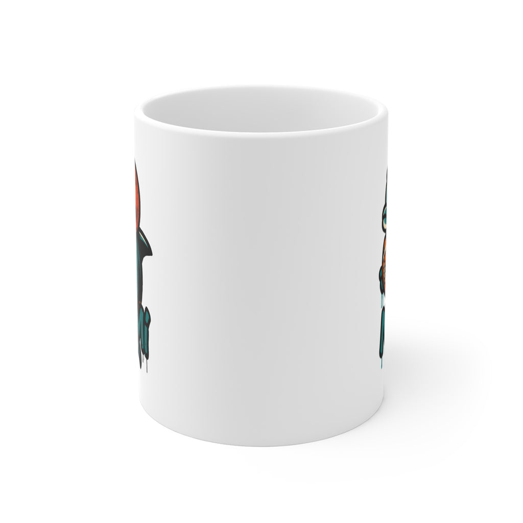 Miami Dolphin Mug - 11oz Ceramic Coffee Cup for Fans