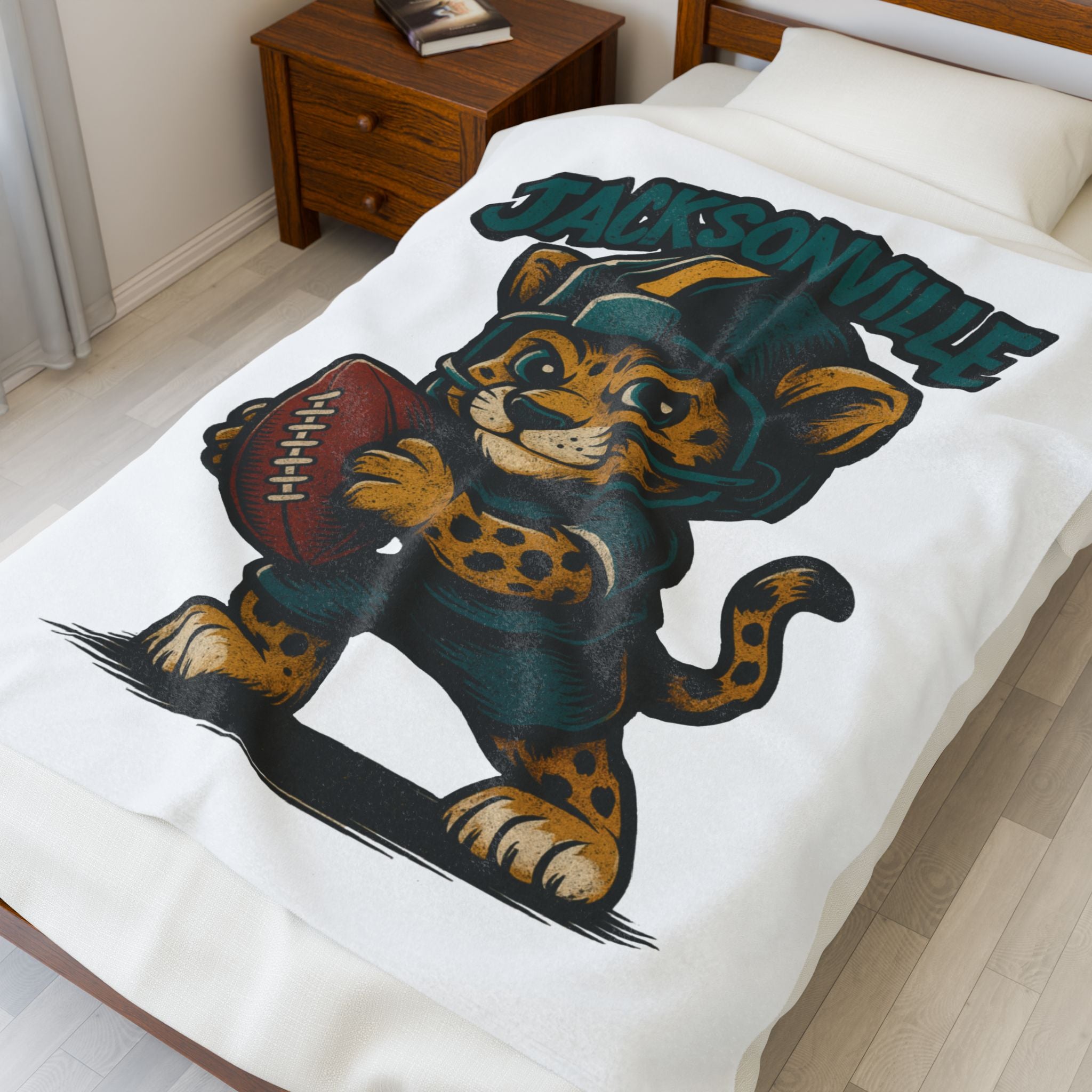 Jacksonville Jaguars Velveteen Blanket