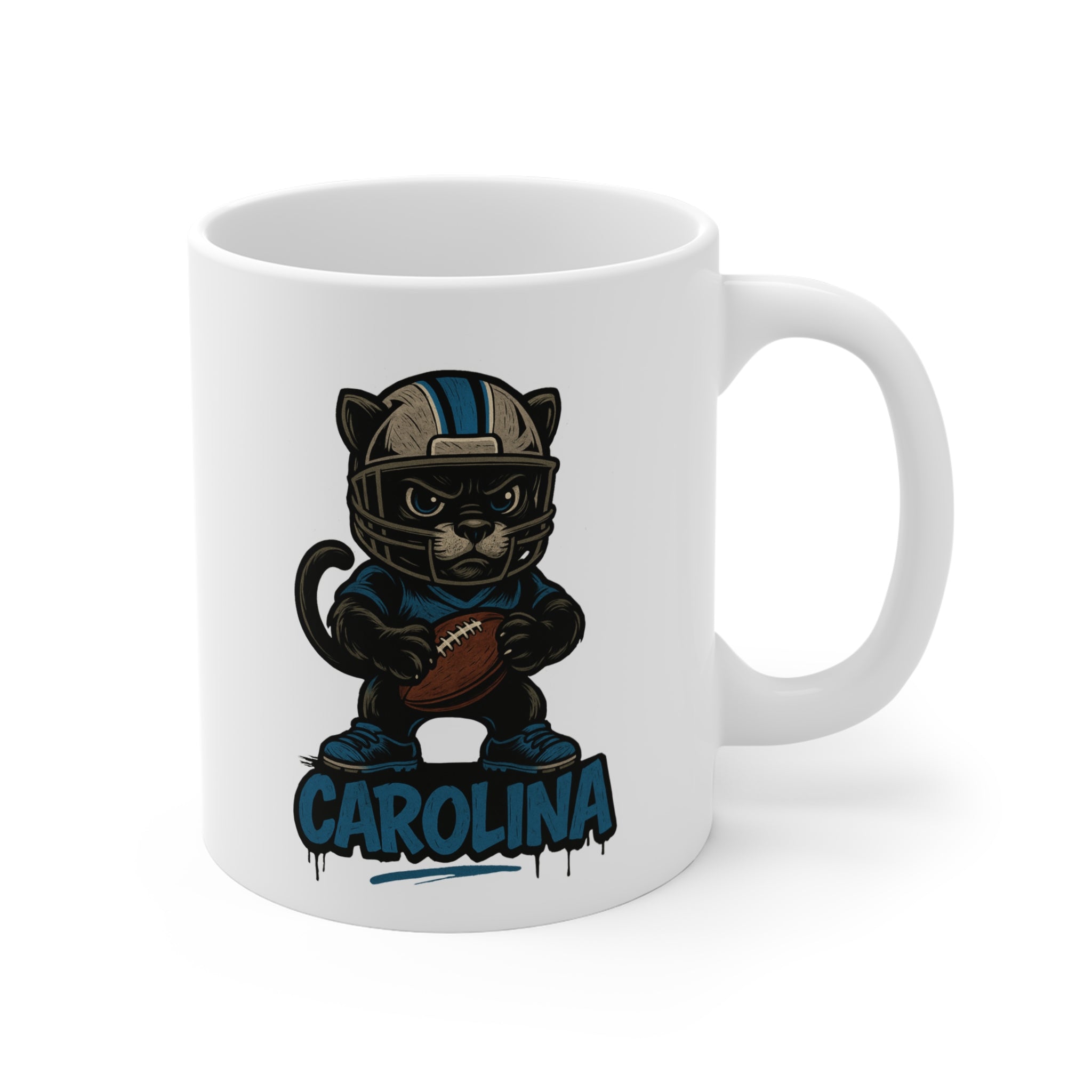 North Carolina Panthers Mug - 11oz Ceramic Coffee Cup for Fans