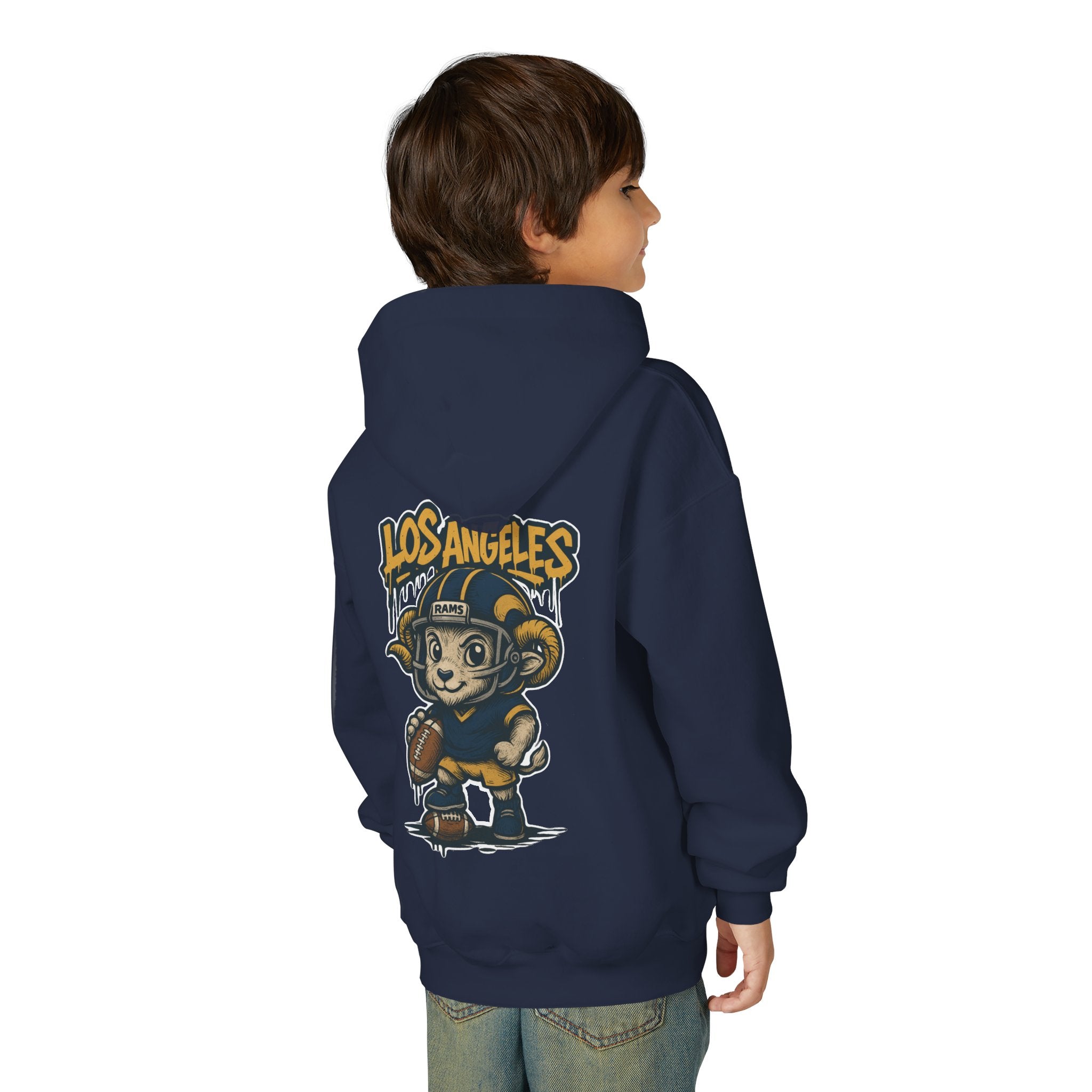 Los Angeles Rams Kids Sweatshirt – Baby Mascot Graffiti Hoodie