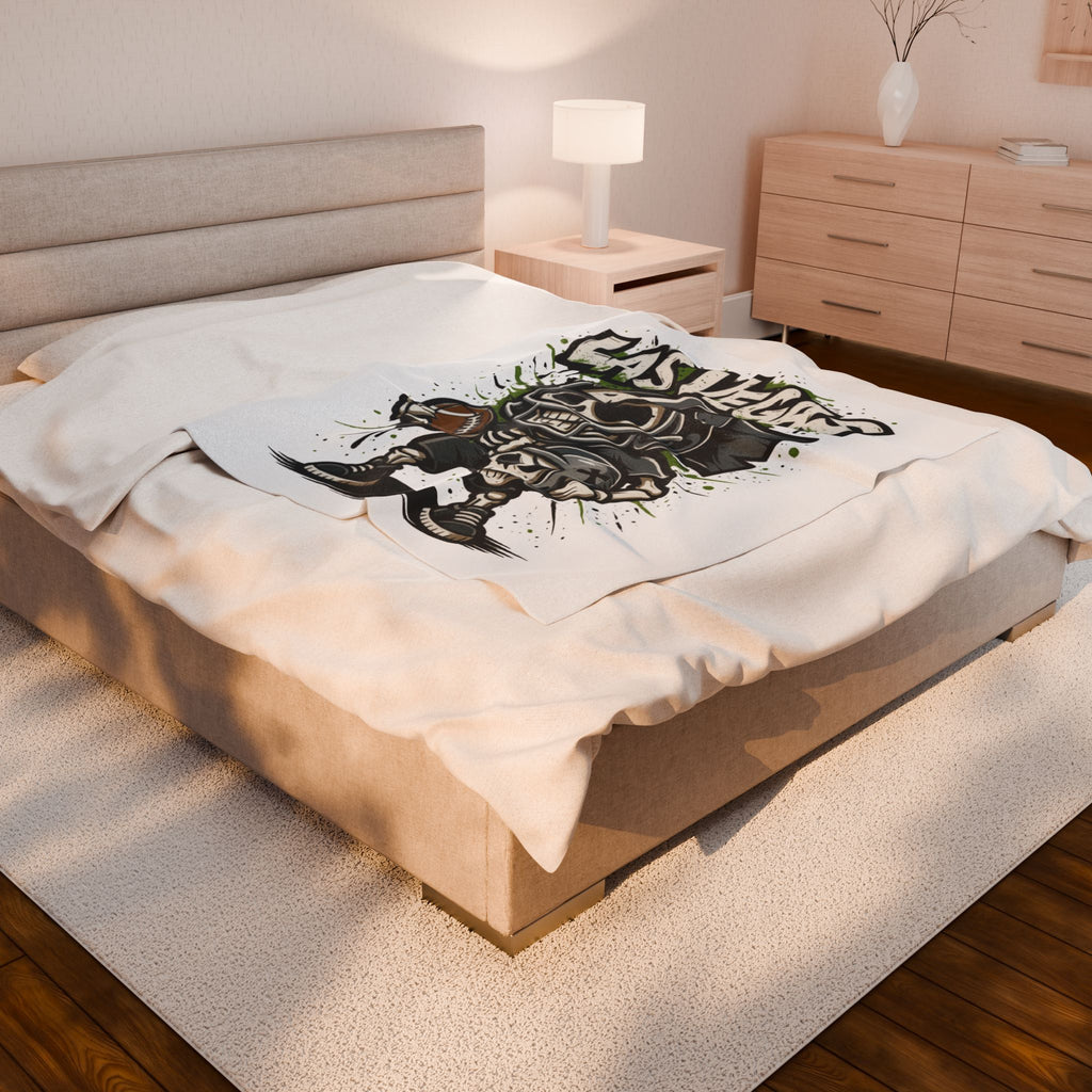 Las Vegas Raiders Velveteen Blanket