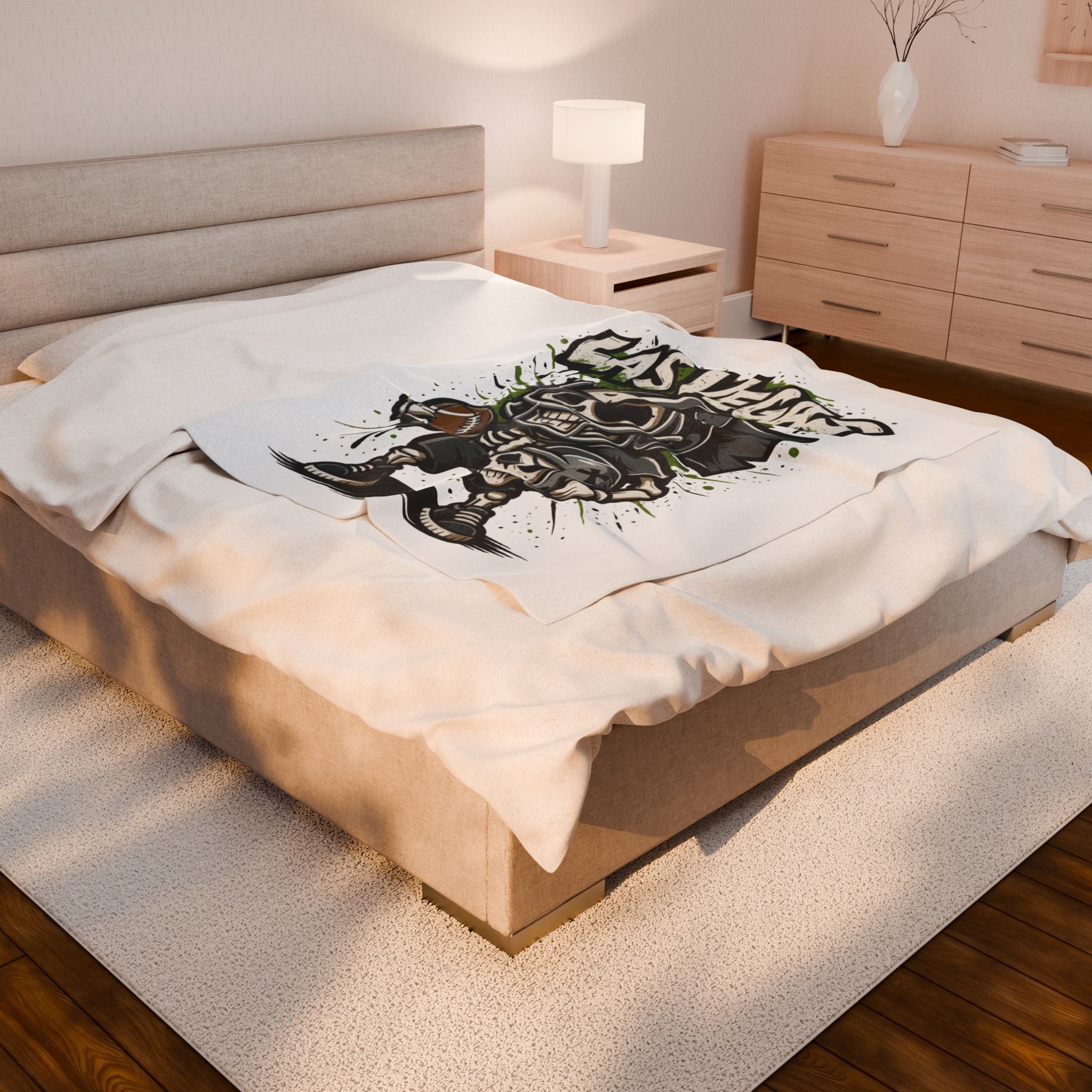 Las Vegas Raiders Velveteen Blanket