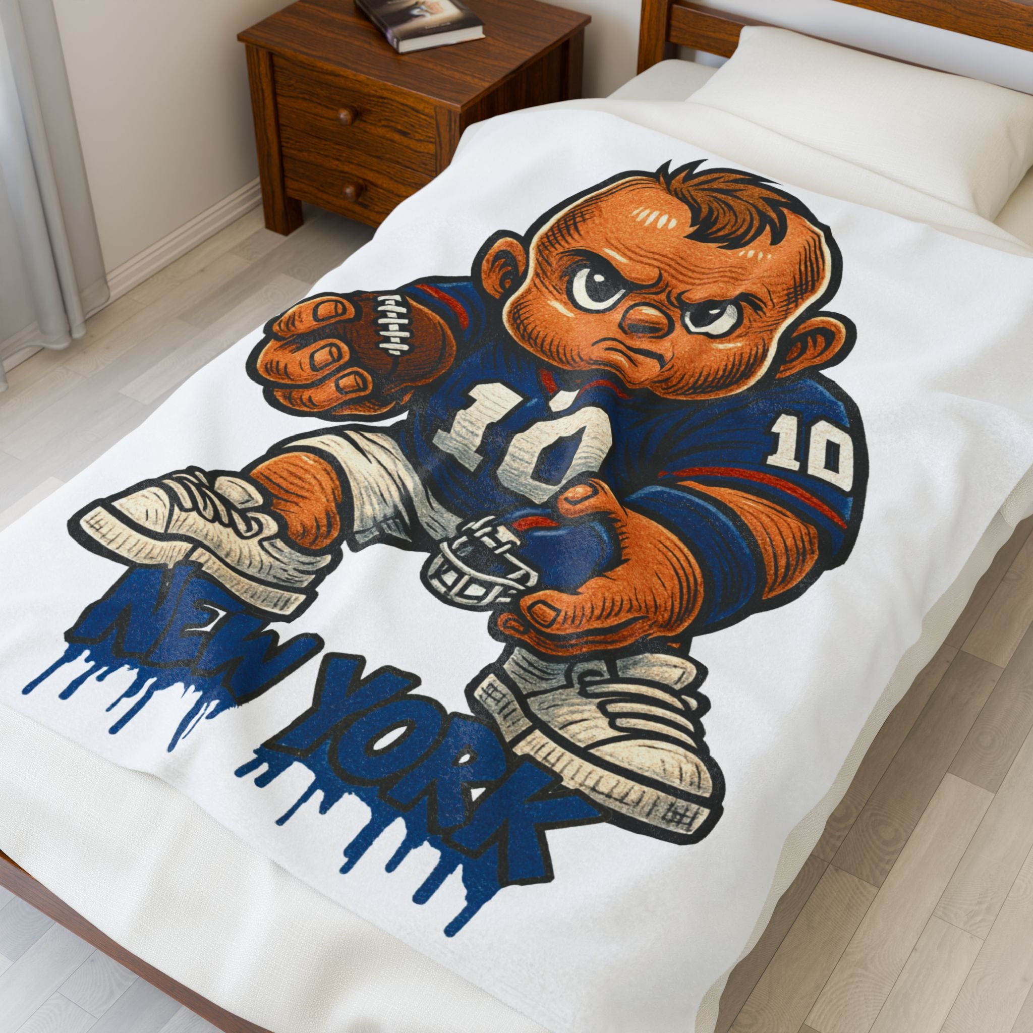 New York Giants Velveteen Blanket