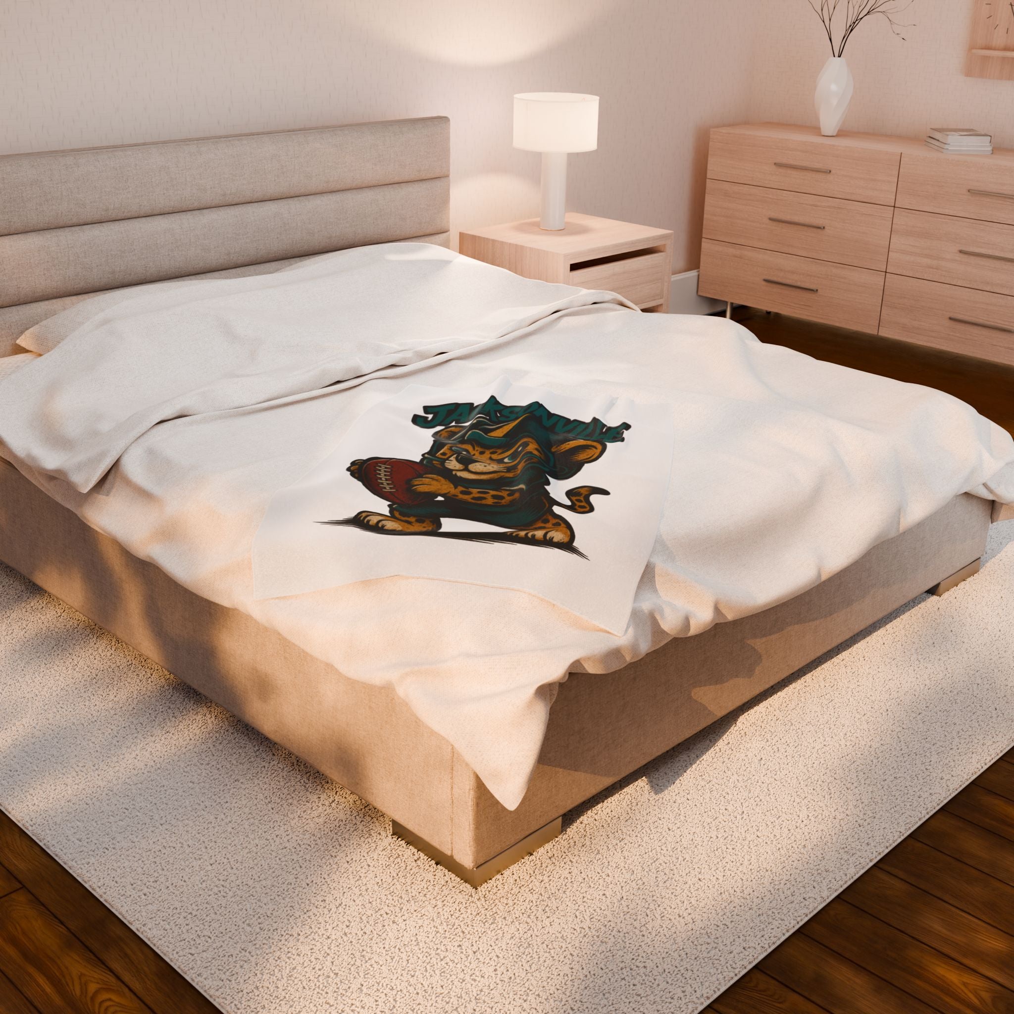 Jacksonville Jaguars Velveteen Blanket