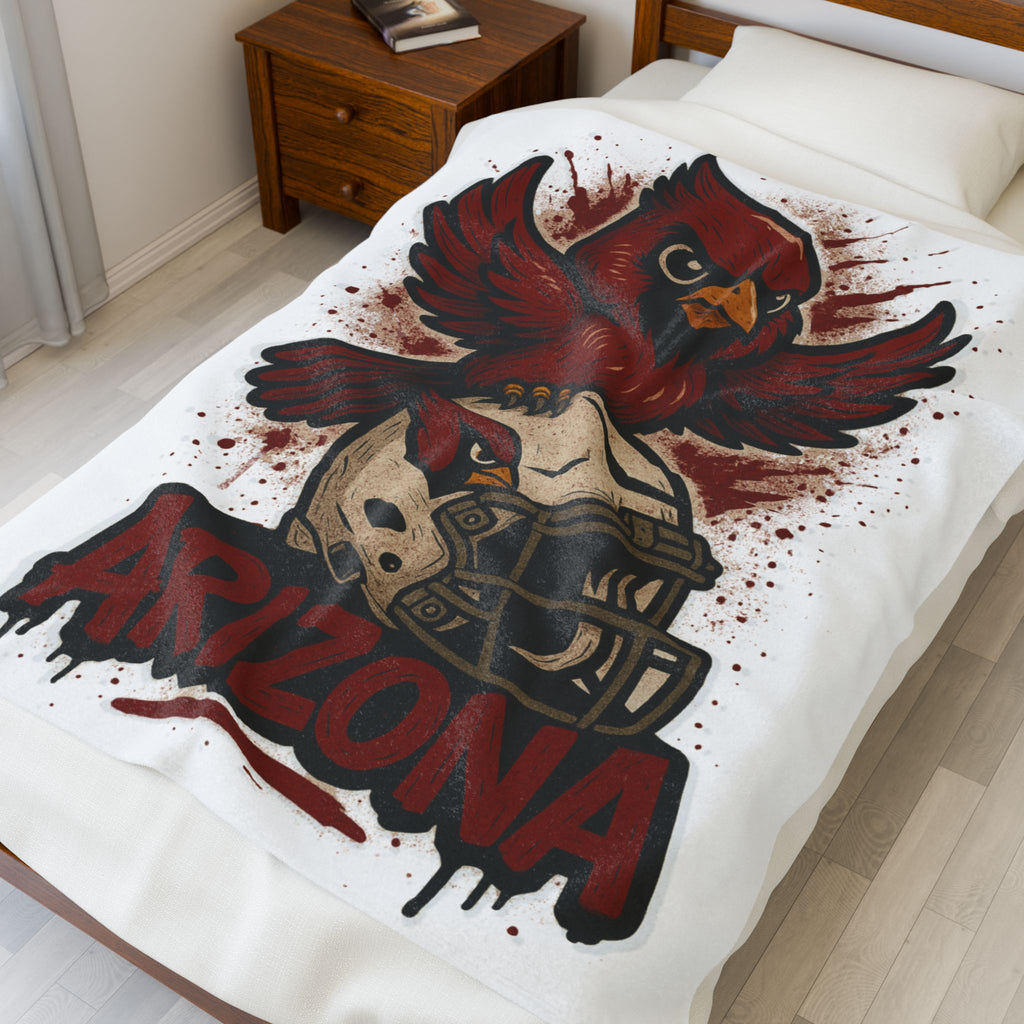 Arizona Cardinals Velveteen Blanket
