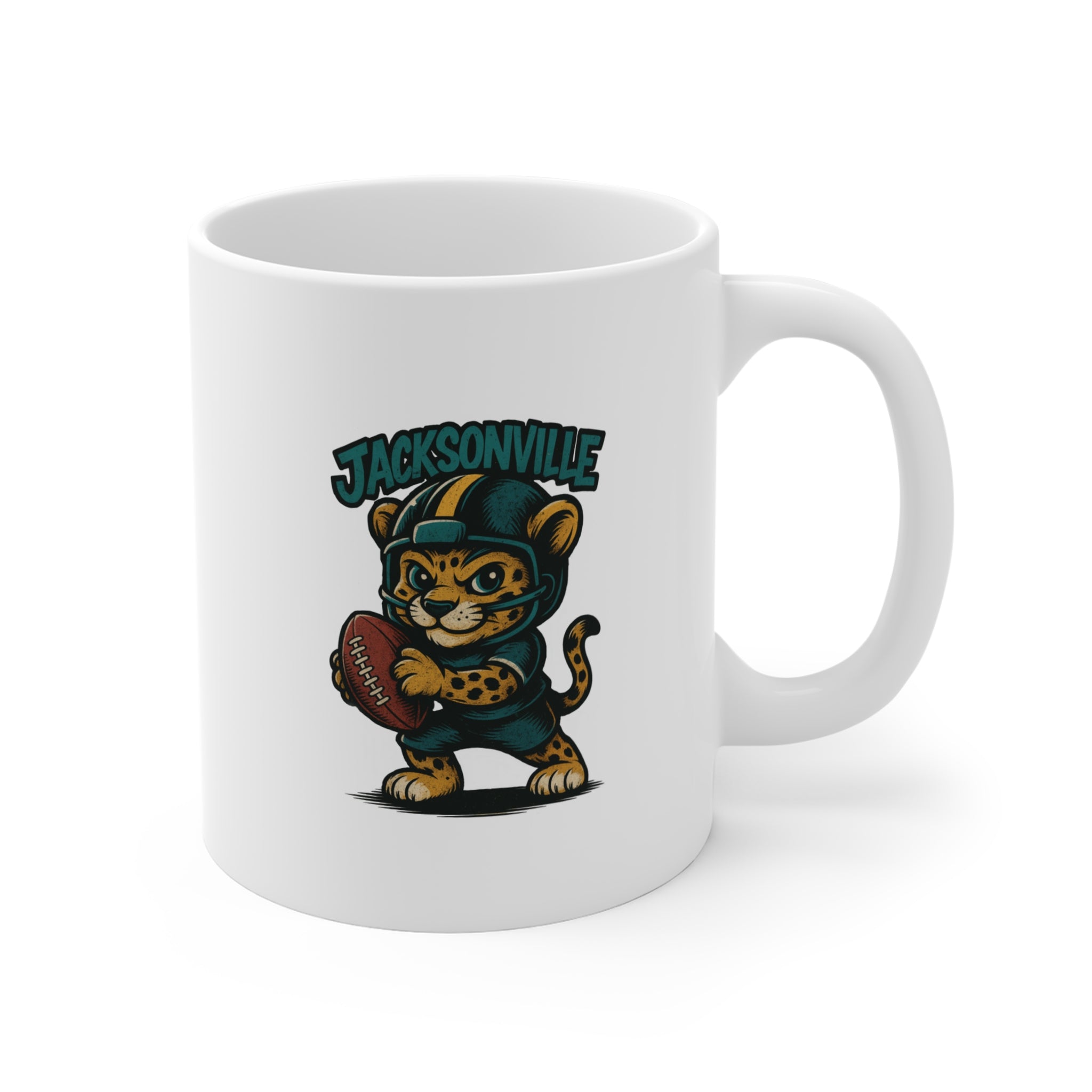 Jacksonville Jaguars Mug - 11oz Ceramic Coffee Cup for Fans