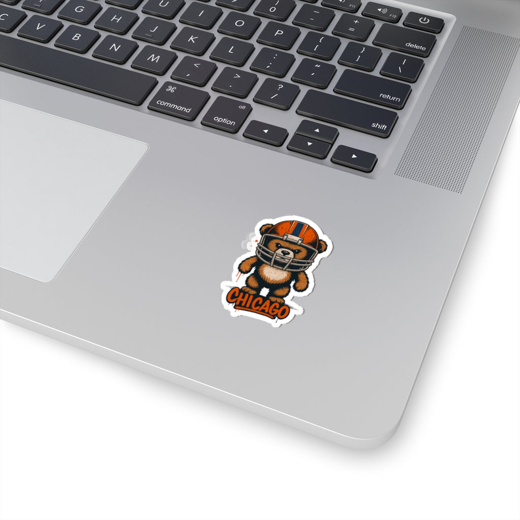 Chicago Bears Sports Team Kiss-Cut Stickers | Team Spirit Decor, Laptop Decals, Gift for Fans, Customizable Stickers