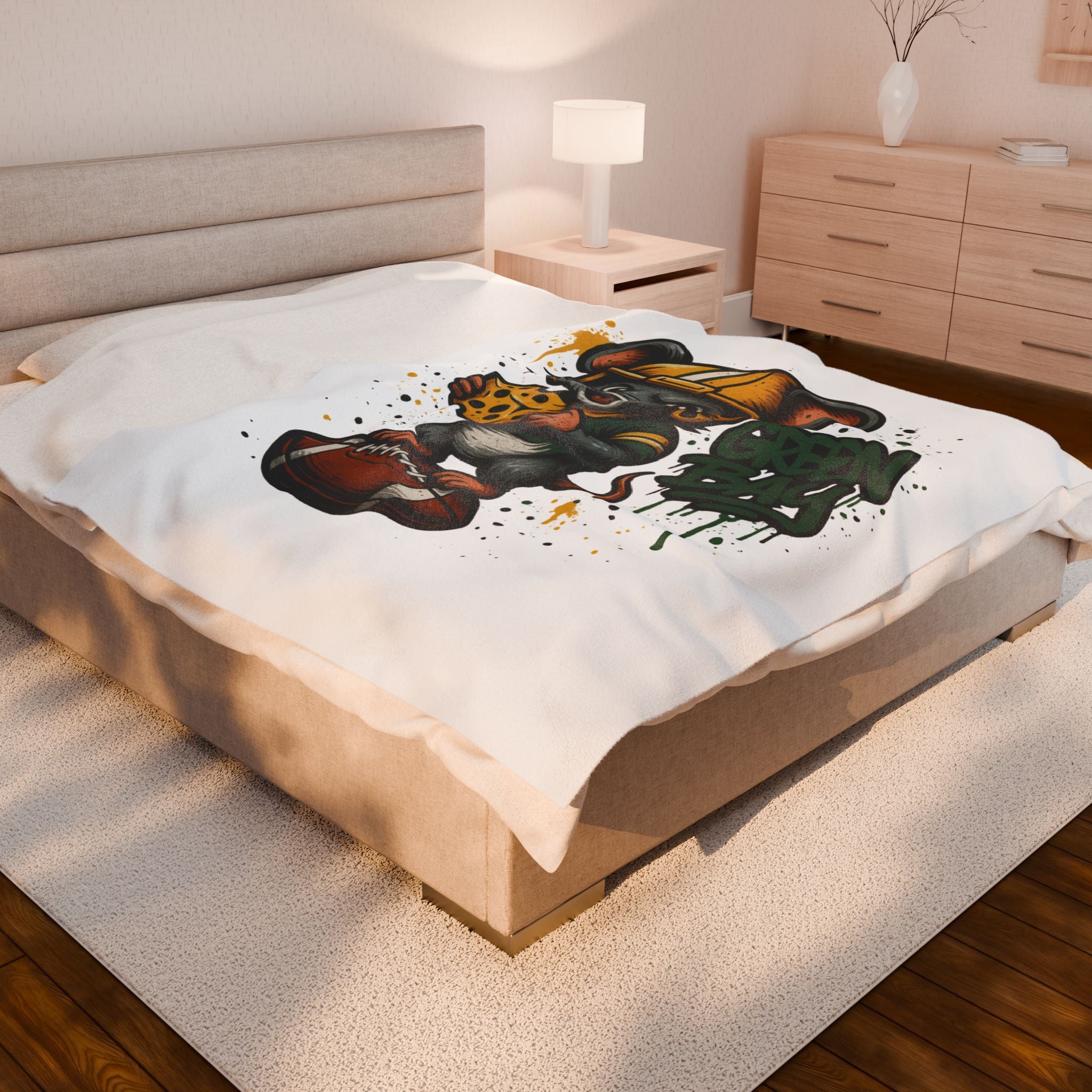 Green Bay Packers Velveteen Blanket
