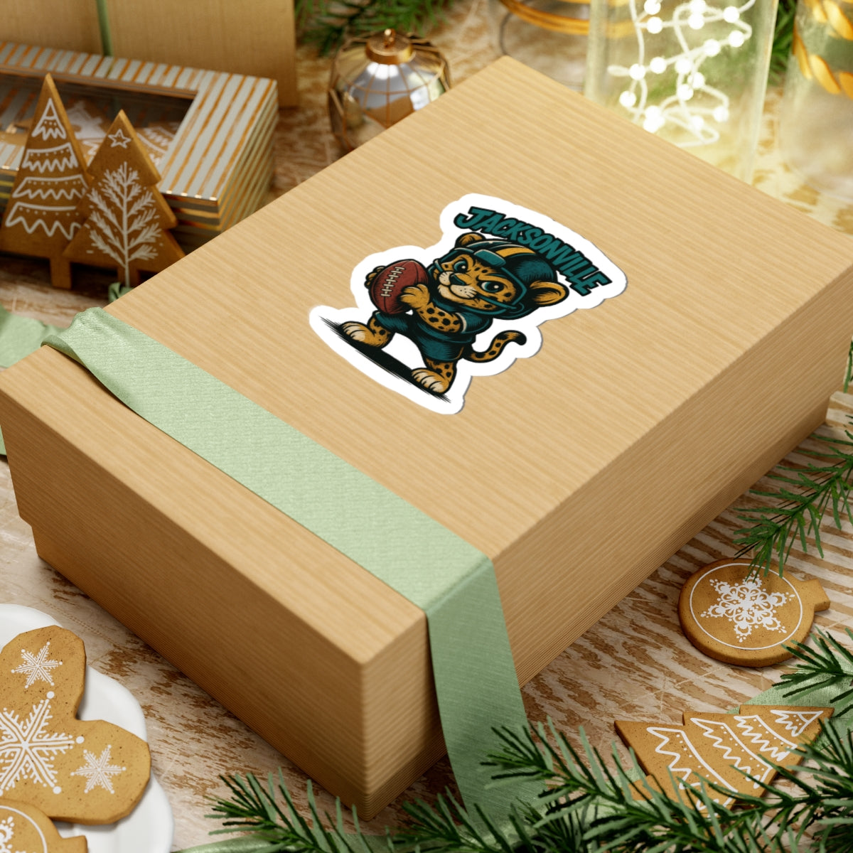 Jacksonville Jaguars Sports Team Kiss-Cut Stickers | Team Spirit Decor, Laptop Decals, Gift for Fans, Customizable Stickers