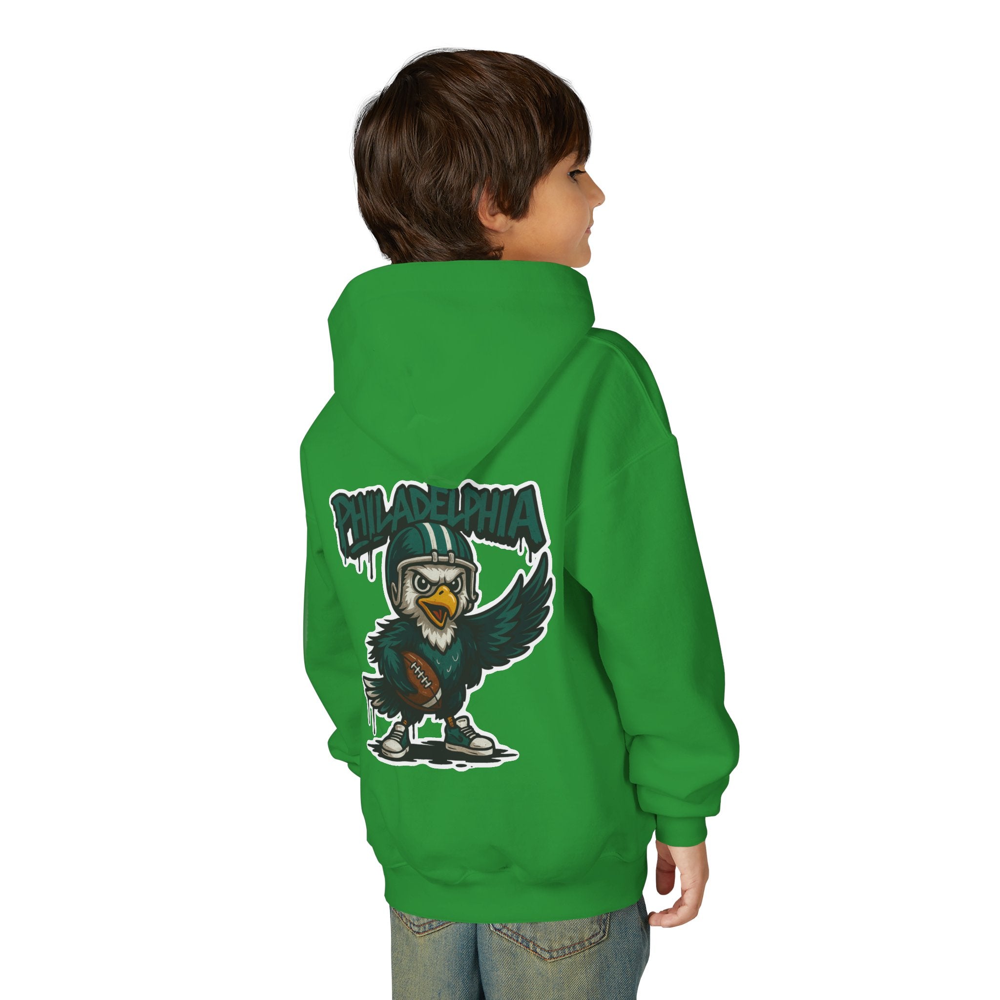 Philadelphia Eagles Kids Sweatshirt – Baby Mascot Graffiti Hoodie