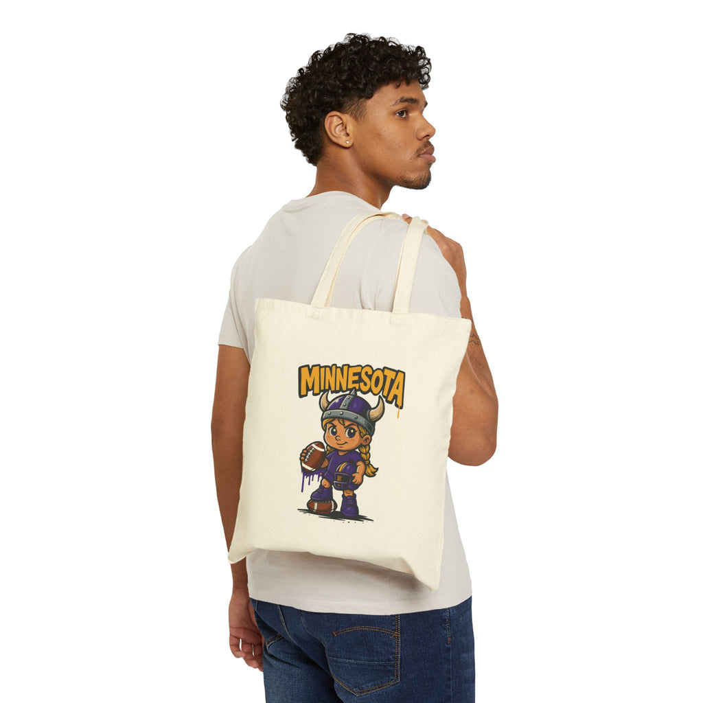 Minnesota Vikings Tote Bag — Cute Sports Canvas Tote for Fans
