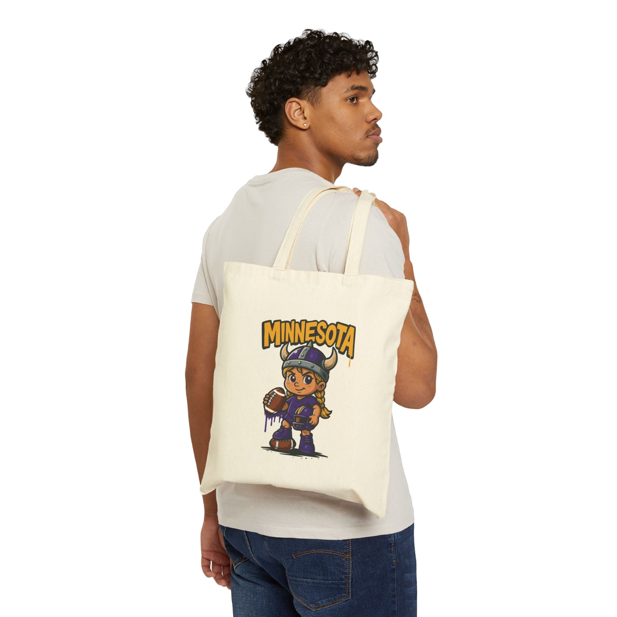 Minnesota Vikings Tote Bag — Cute Sports Canvas Tote for Fans