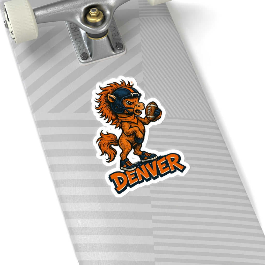 Denver Broncos Sports Team Kiss-Cut Stickers | Team Spirit Decor, Laptop Decals, Gift for Fans, Customizable Stickers