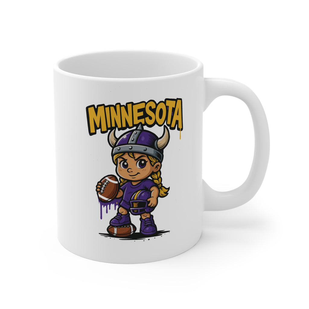 Minnesota Vikings Mug - 11oz Ceramic Coffee Cup for Fans