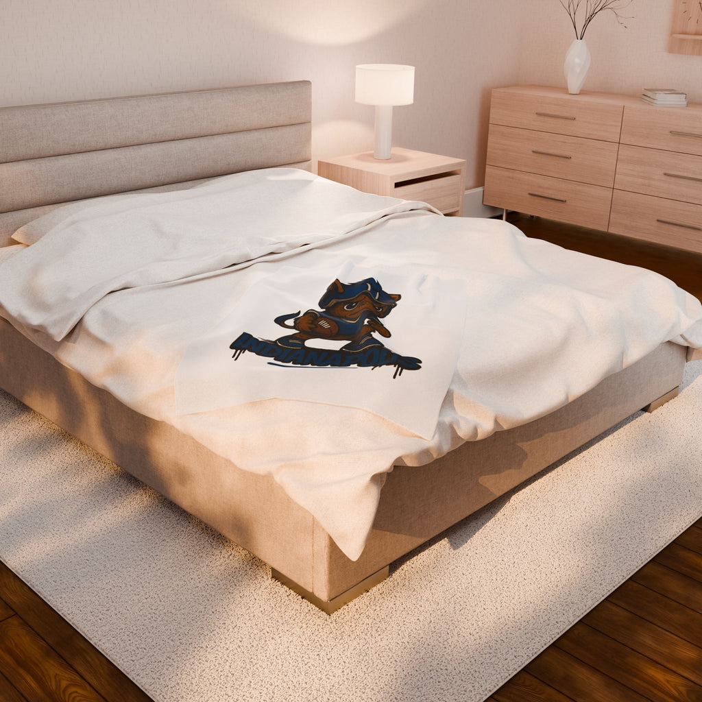 Indianapolis Colts Velveteen Blanket