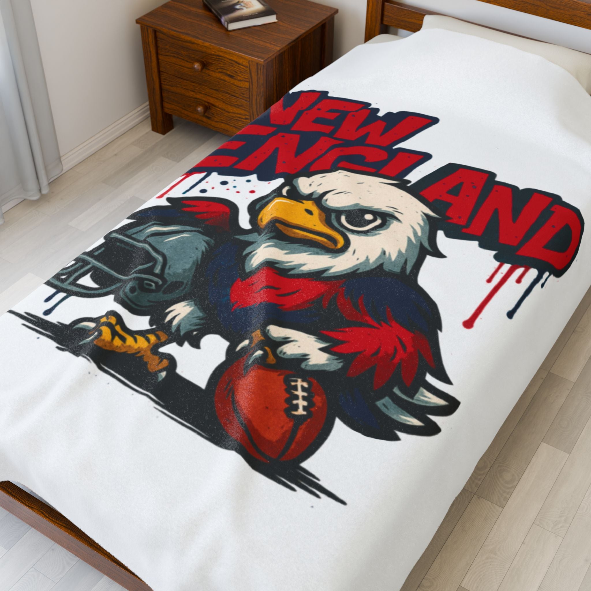 New England Patriots Velveteen Blanket