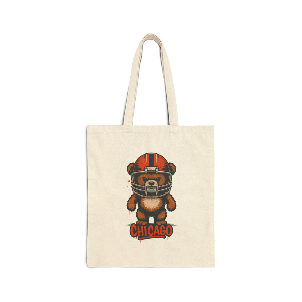 Chicago Bears Tote Bag — Cute Sports Canvas Tote for Fans