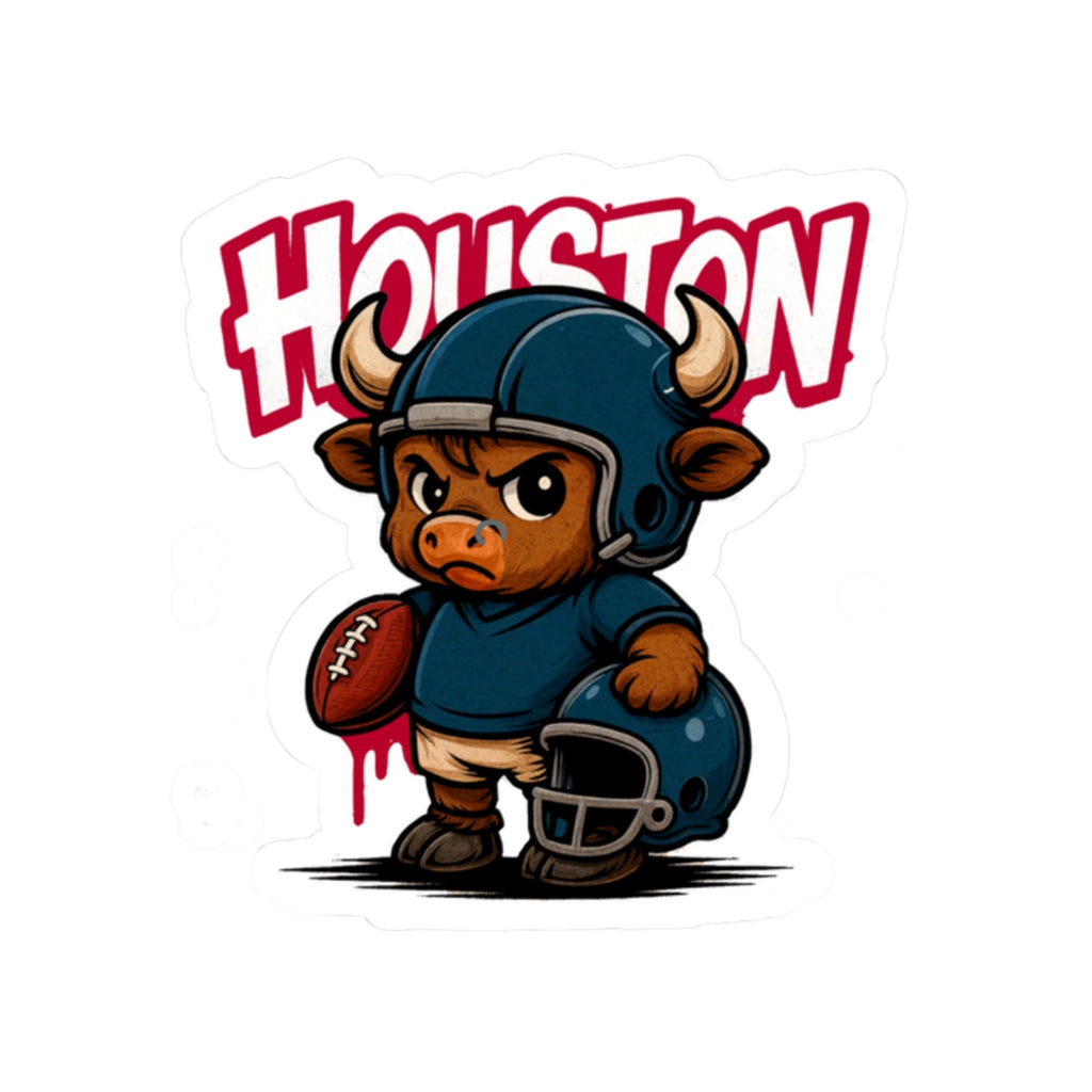 Houston Texans Sports Team Kiss-Cut Stickers | Team Spirit Decor, Laptop Decals, Gift for Fans, Customizable Stickers