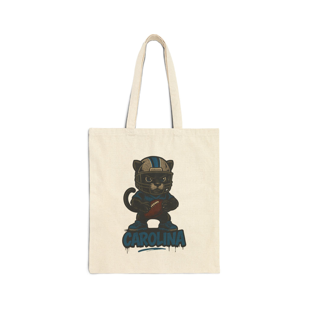 North Carolina Panthers Tote Bag — Cute Sports Canvas Tote for Fans