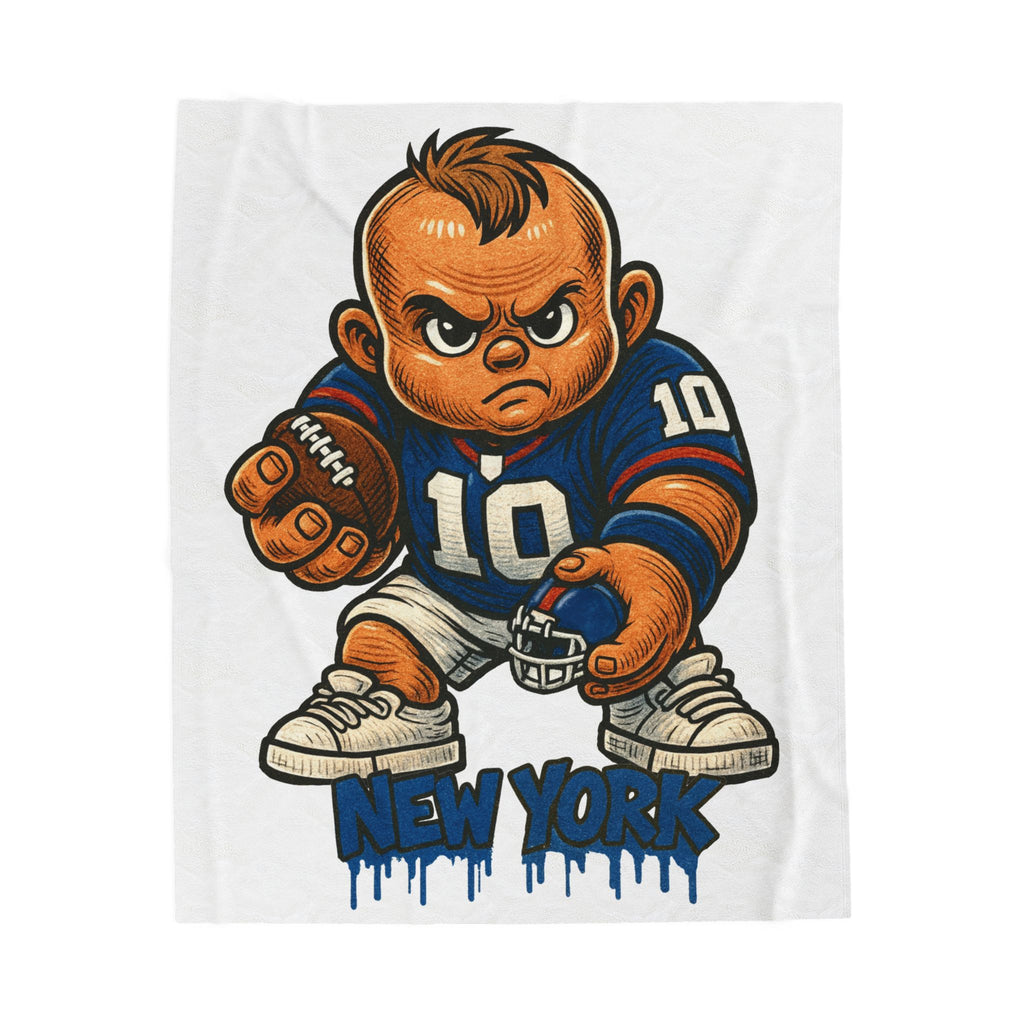 New York Giants Velveteen Blanket