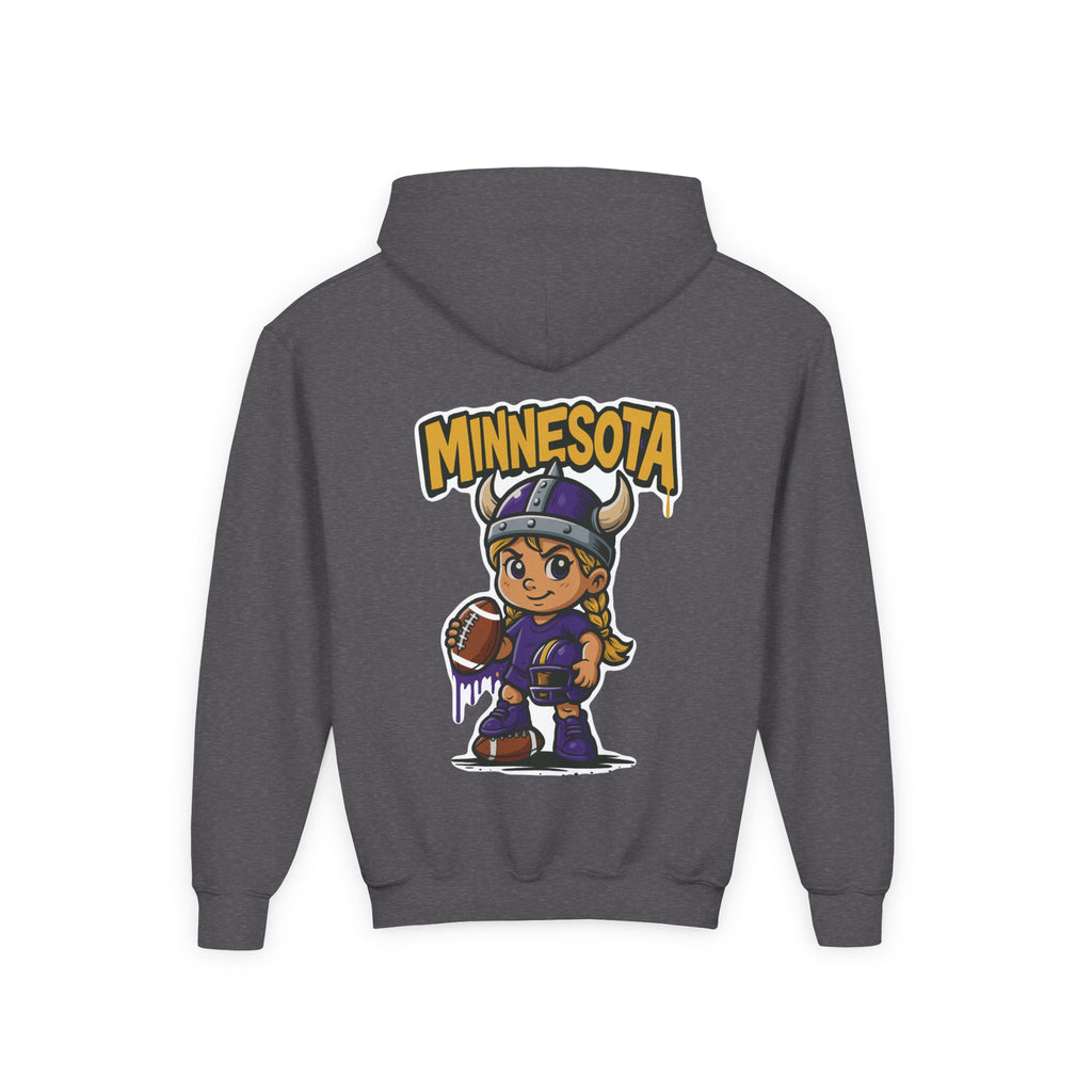 Minnesota Vikings Sweatshirt– Baby Mascot Graffiti Hoodie