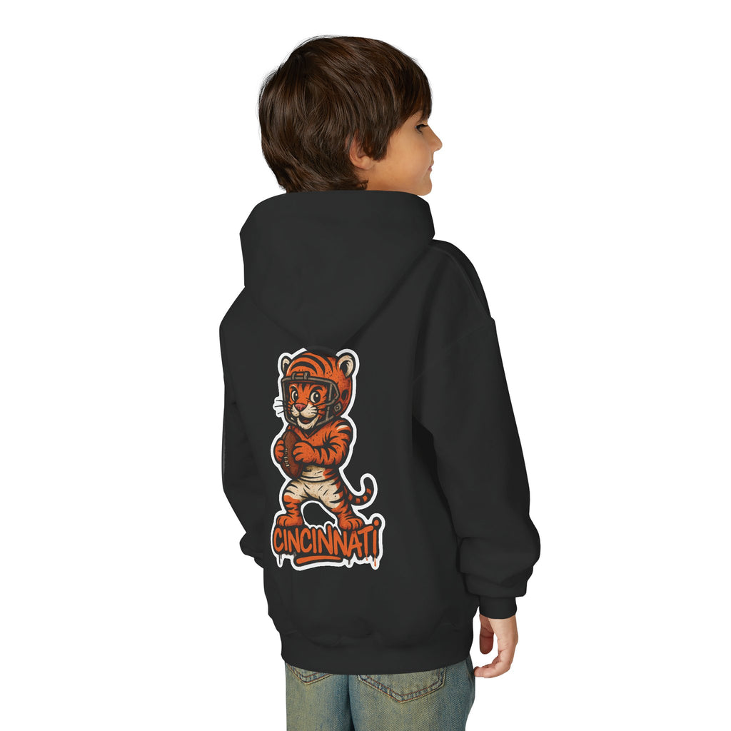 Cincinnati Bengals Kids  Sweatshirt – Baby Mascot Graffiti Hoodie