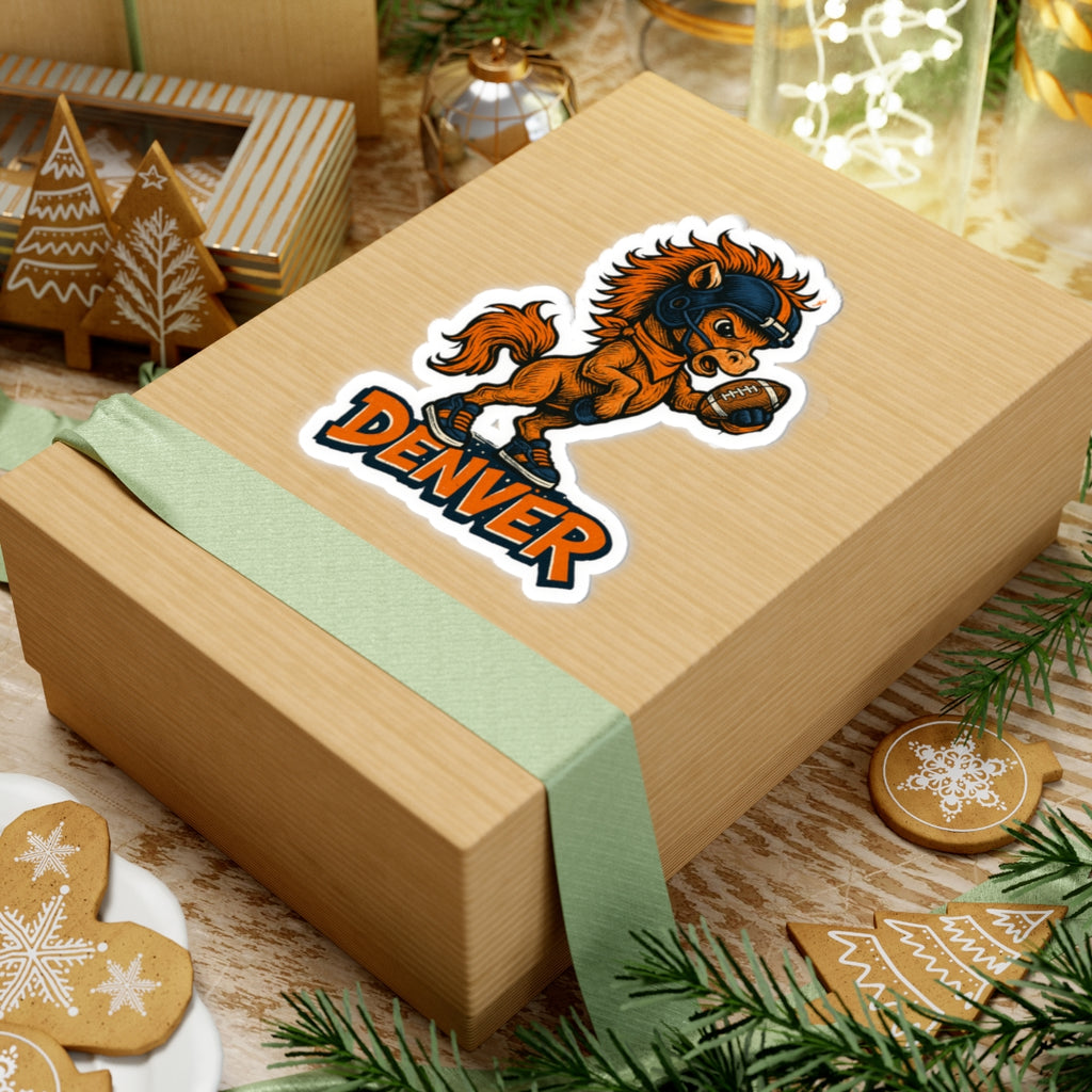 Denver Broncos Sports Team Kiss-Cut Stickers | Team Spirit Decor, Laptop Decals, Gift for Fans, Customizable Stickers