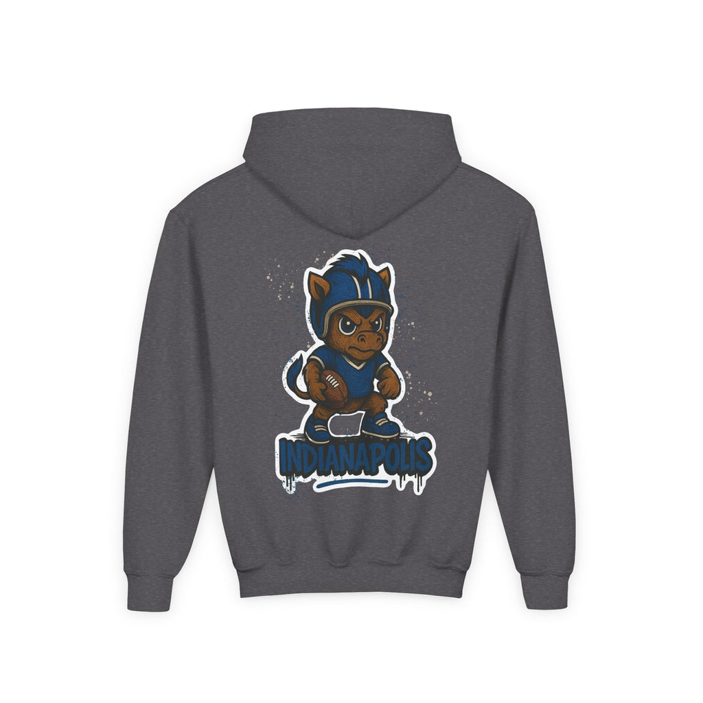 Indianapolis Colts Kids Sweatshirt – Baby Mascot Graffiti Hoodie