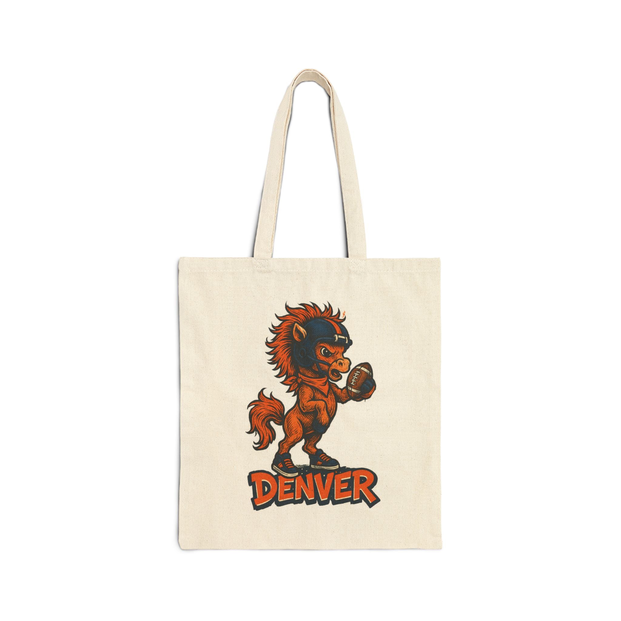 Denver Broncos Tote Bag — Cute Sports Canvas Tote for Fans