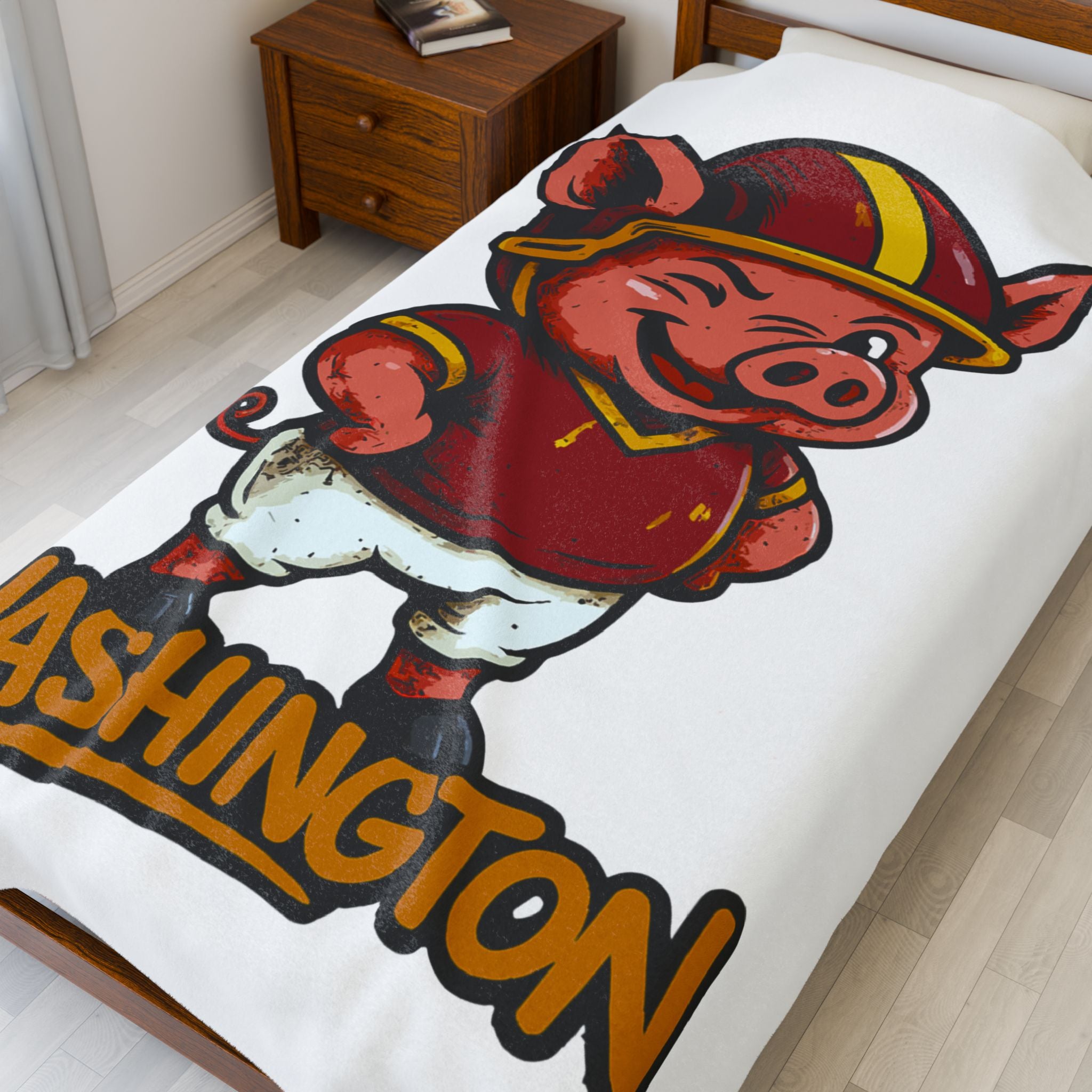 Washington Commanders Velveteen Blanket