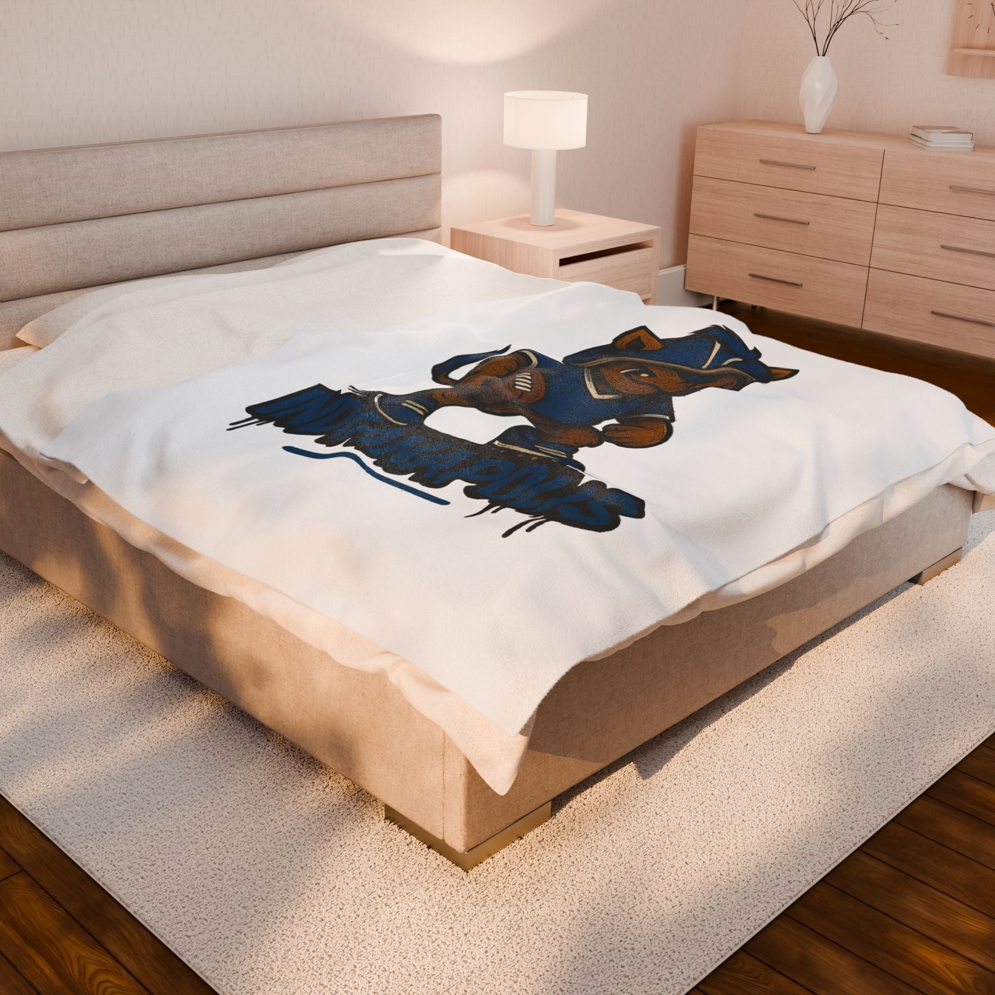 Indianapolis Colts Velveteen Blanket